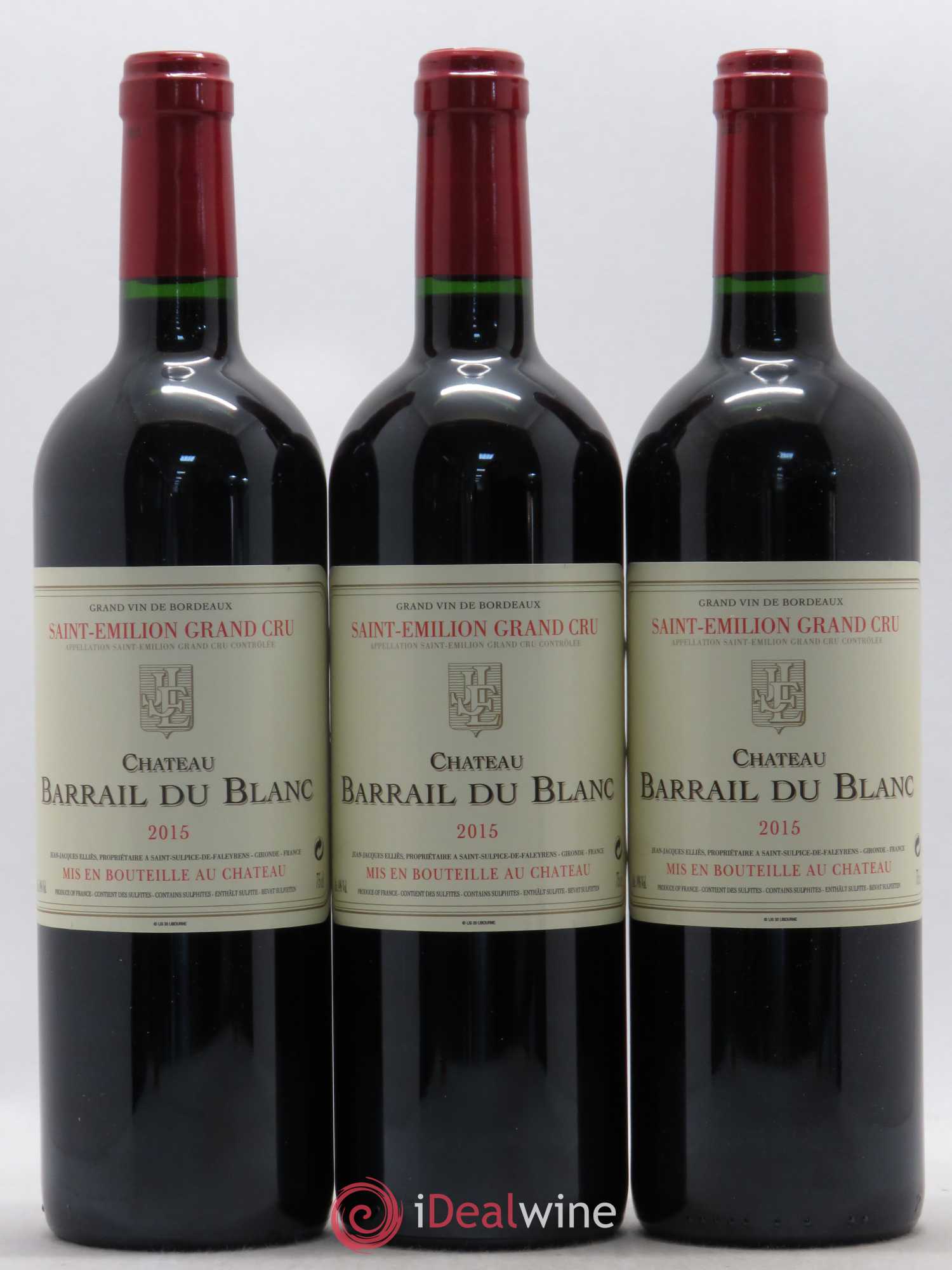 Saint-Émilion Château Barrail du Blanc 2015 - Lot de 12 bouteilles - 4