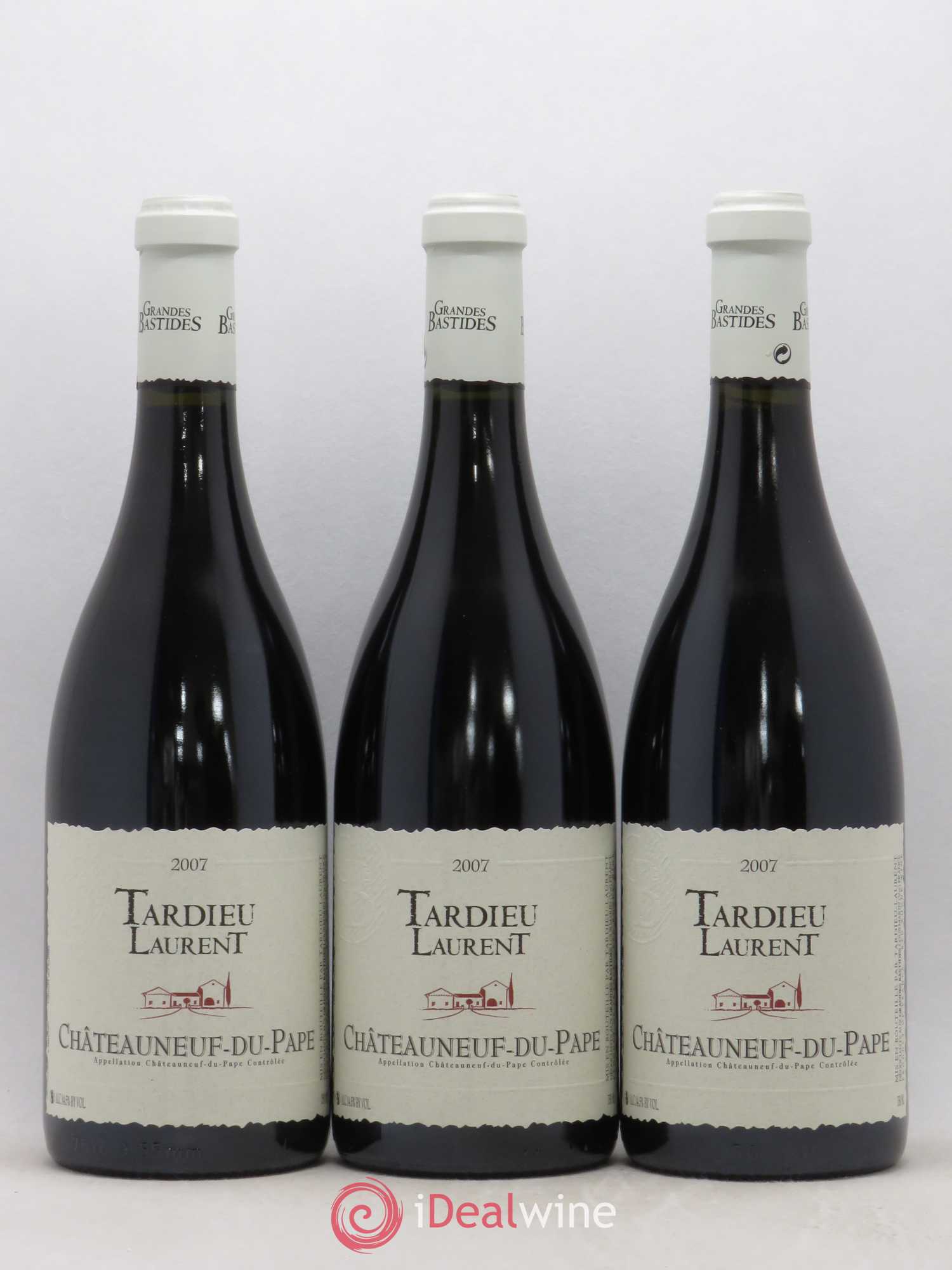 Châteauneuf-du-Pape Domaine Tardieu-Laurent Famille Tardieu 2007 - Lot de 6 bouteilles - 1