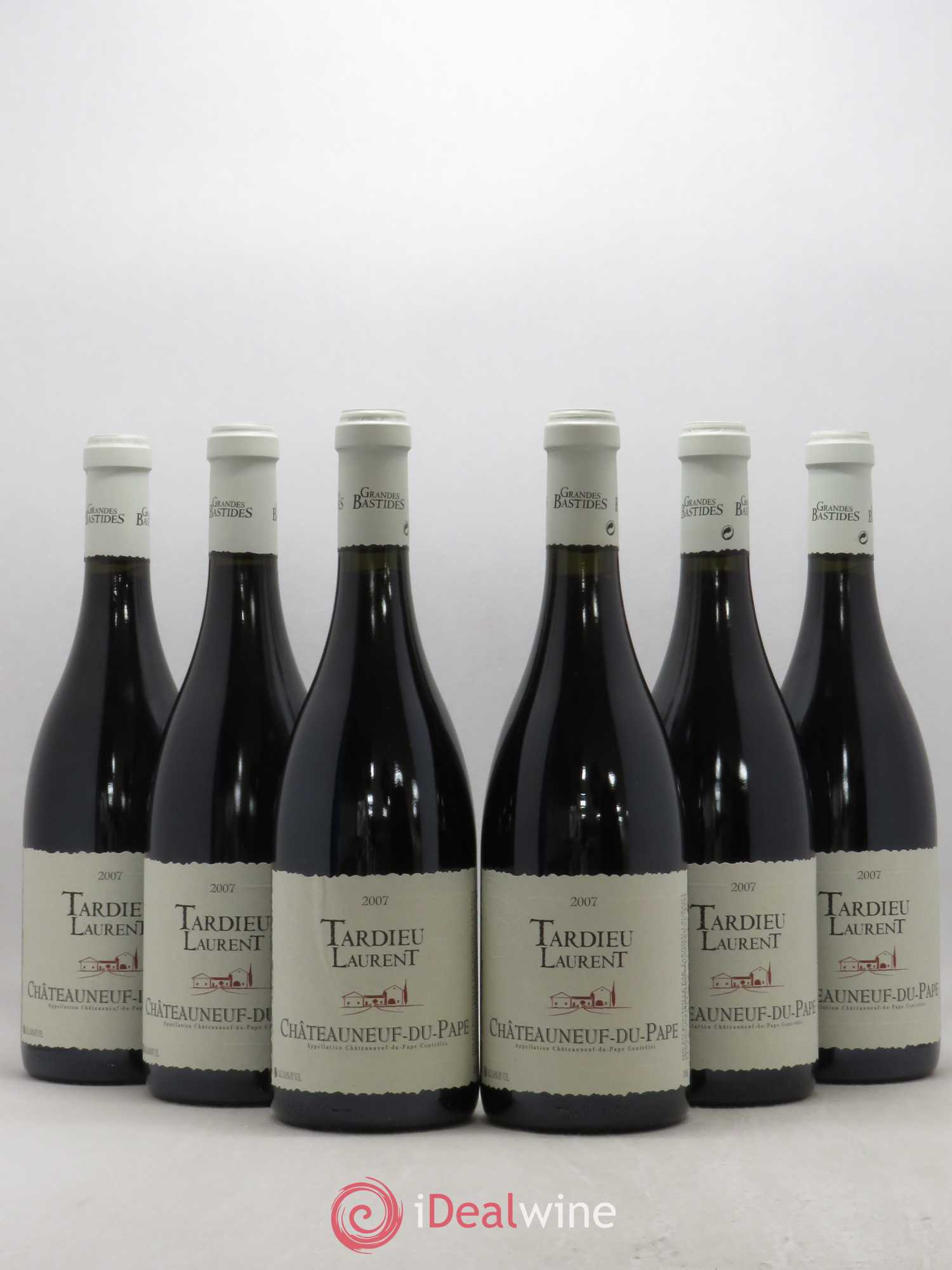 Châteauneuf-du-Pape Domaine Tardieu-Laurent Famille Tardieu 2007 - Lot de 6 bouteilles - 0