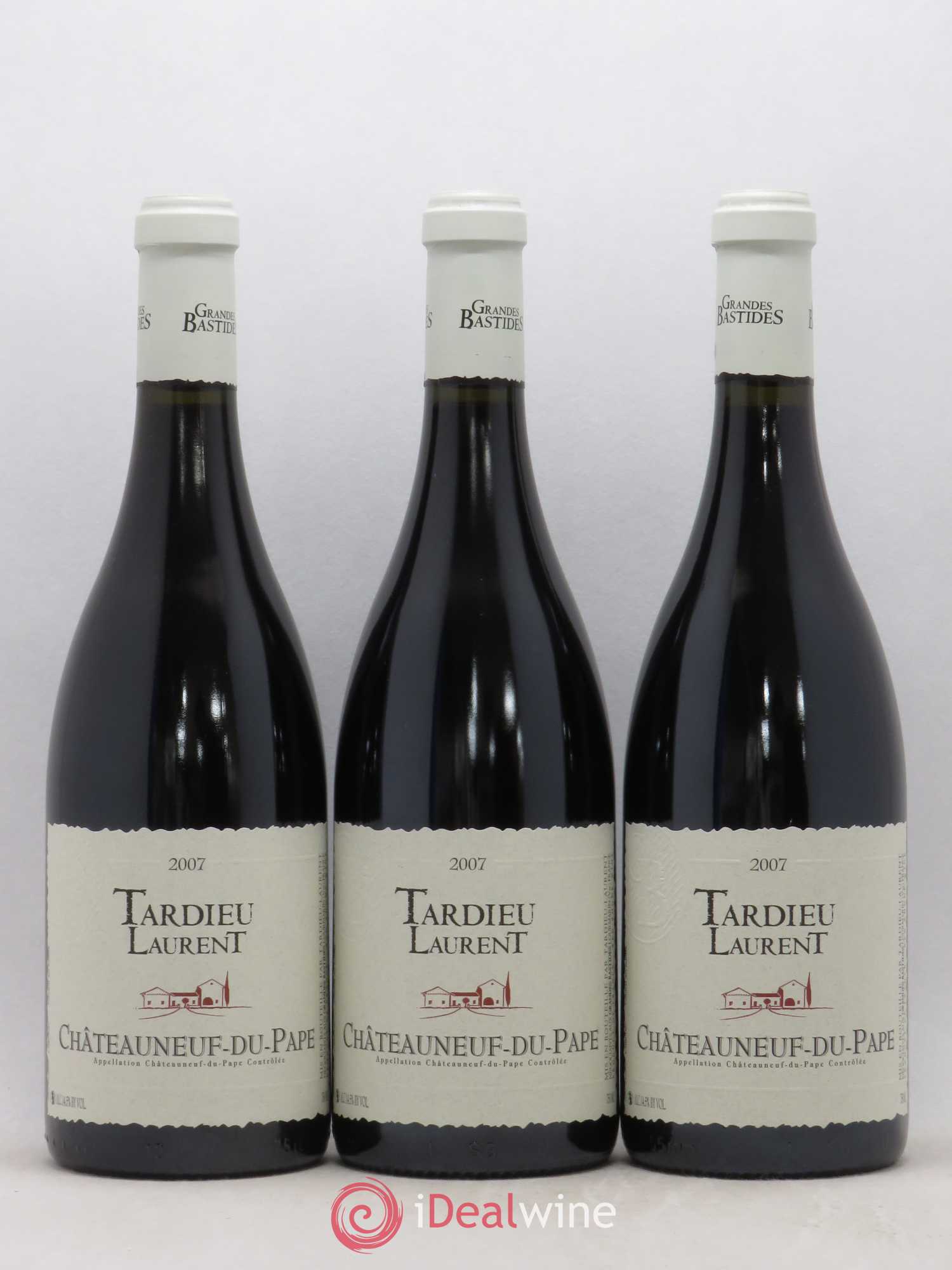 Châteauneuf-du-Pape Domaine Tardieu-Laurent Famille Tardieu 2007 - Lot de 3 bouteilles - 0