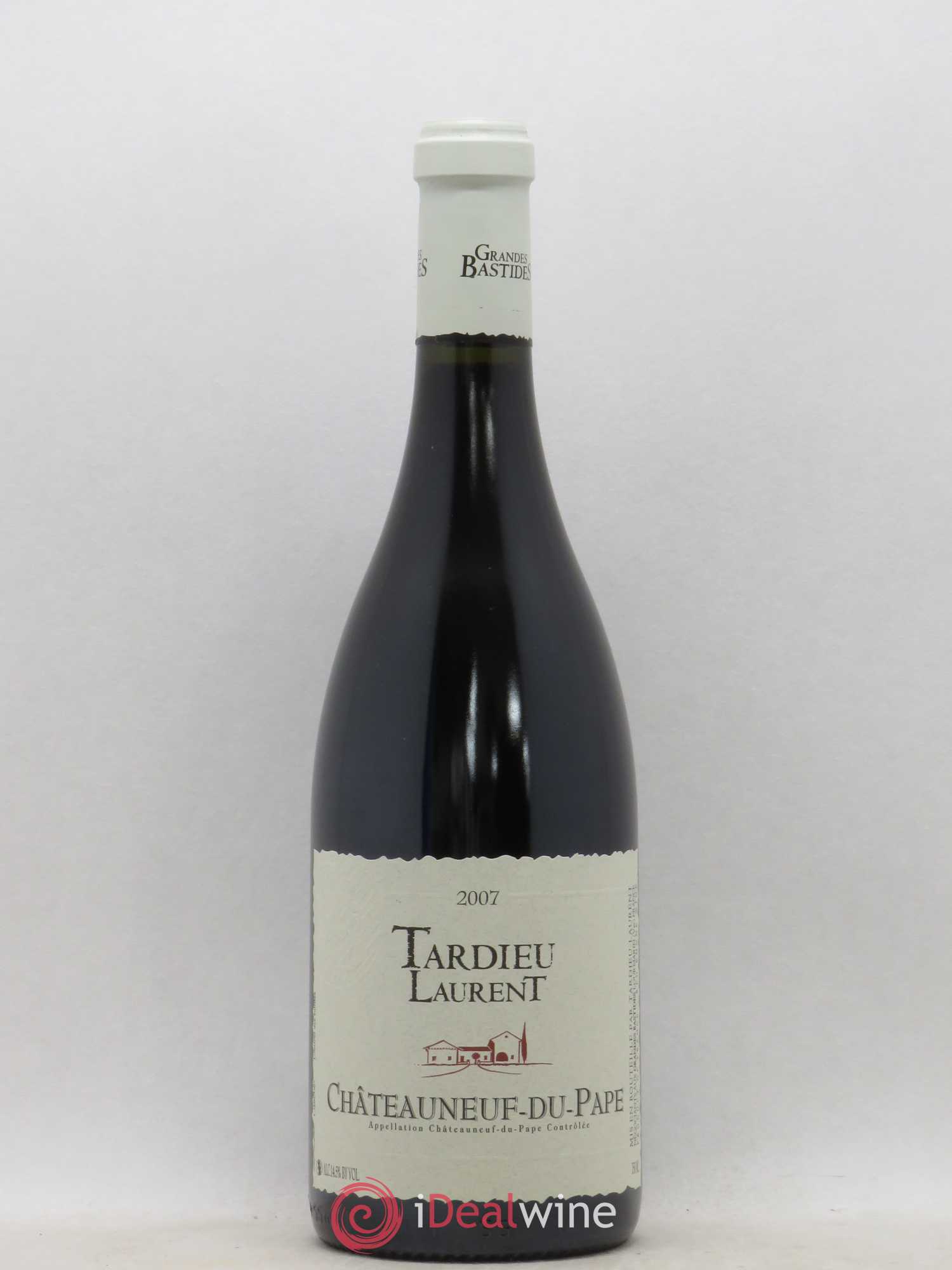 Châteauneuf-du-Pape Domaine Tardieu-Laurent Famille Tardieu 2007 - Lot de 1 bouteille - 0