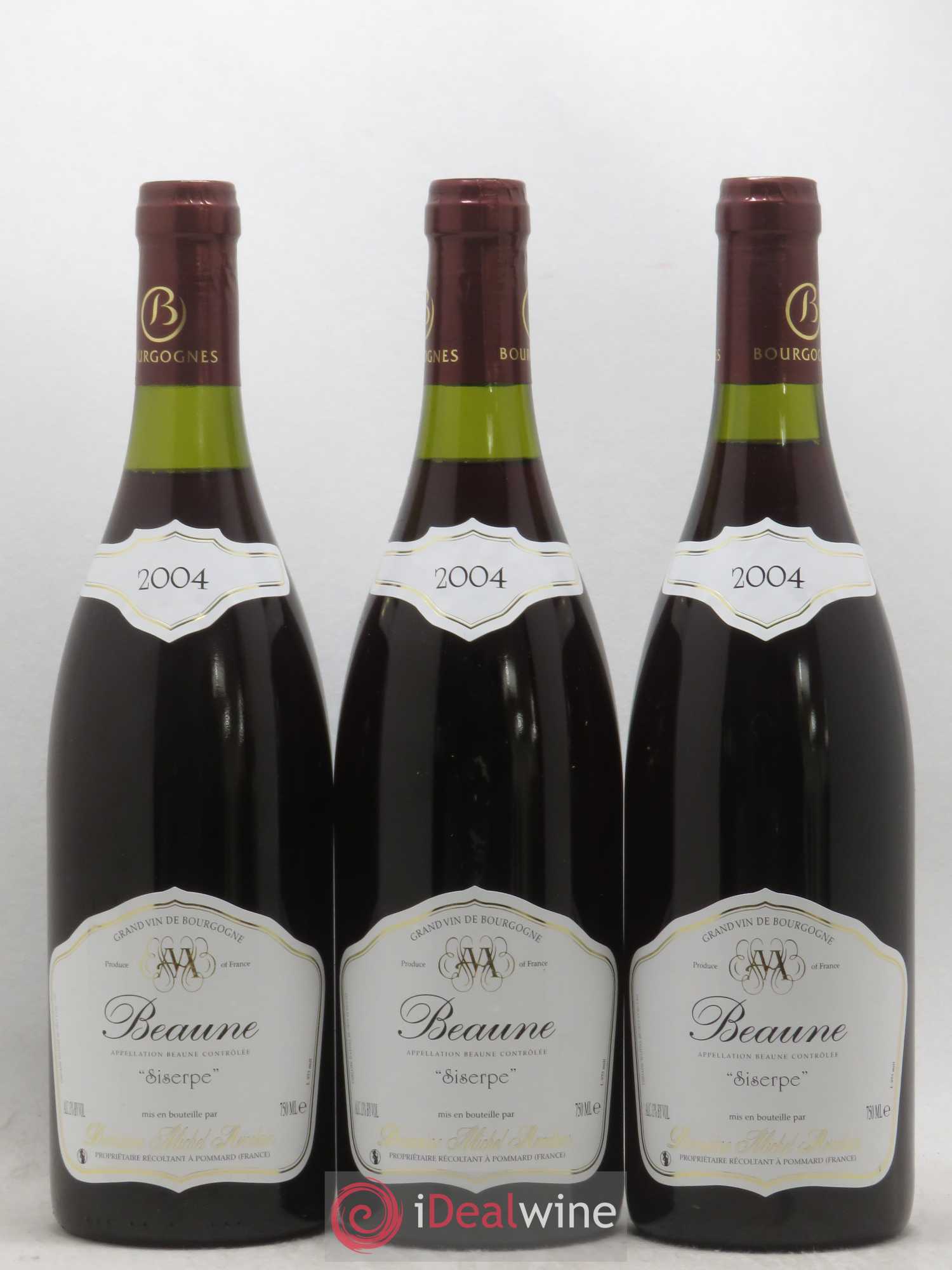 Beaune Siserpe Arcelain 2004 - Posten von 6 Flaschen - 1