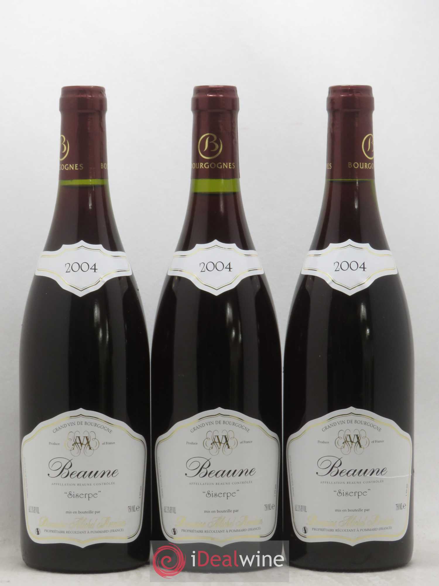 Beaune Siserpe Arcelain 2004 - Posten von 6 Flaschen - 2