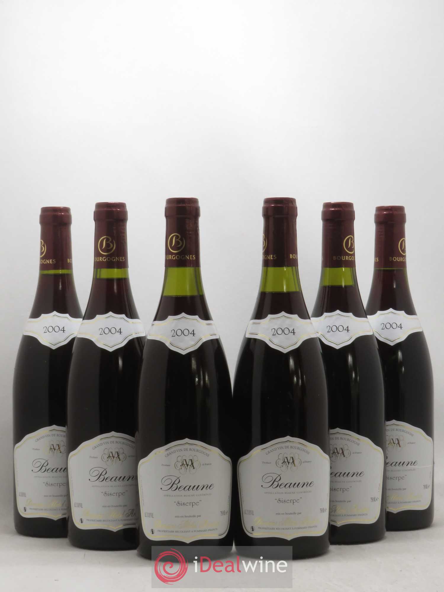 Beaune Siserpe Arcelain 2004 - Posten von 6 Flaschen - 0