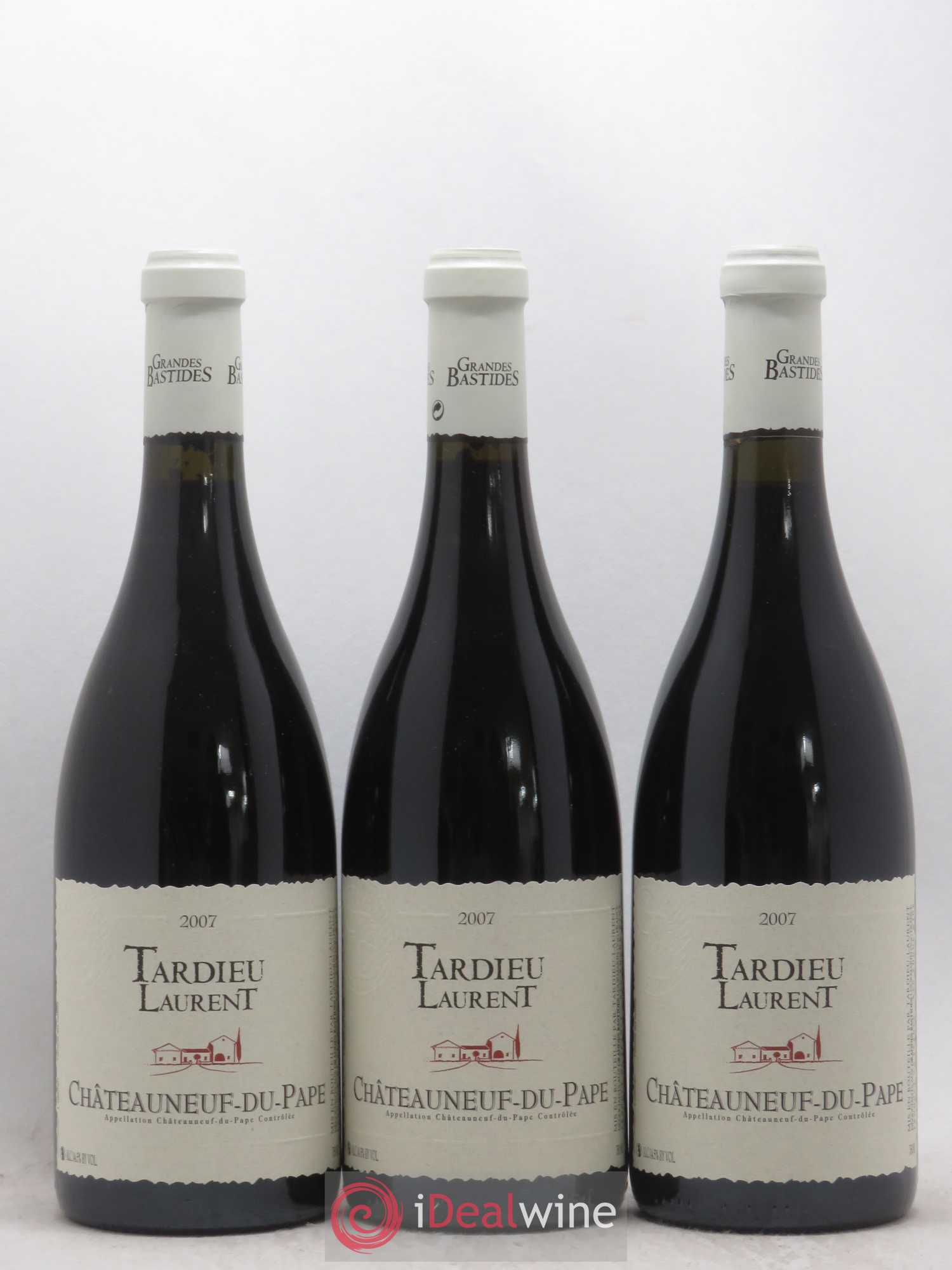 Châteauneuf-du-Pape Domaine Tardieu-Laurent Famille Tardieu 2007 - Lot de 6 bouteilles - 1