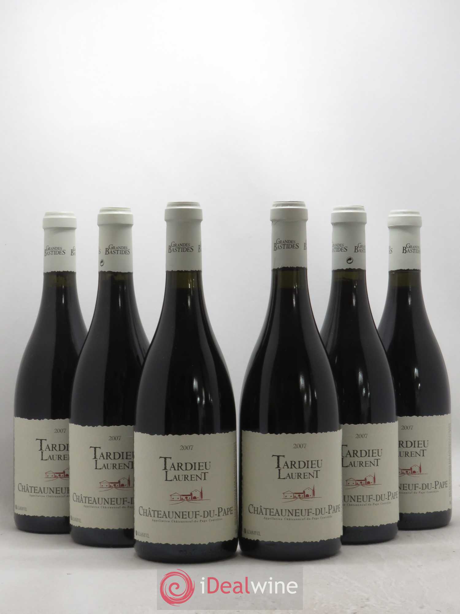 Châteauneuf-du-Pape Domaine Tardieu-Laurent Famille Tardieu 2007 - Lot de 6 bouteilles - 0