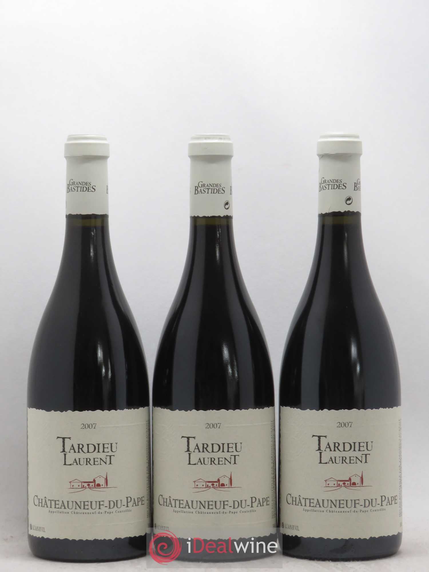 Châteauneuf-du-Pape Domaine Tardieu-Laurent Famille Tardieu 2007 - Lot de 6 bouteilles - 1