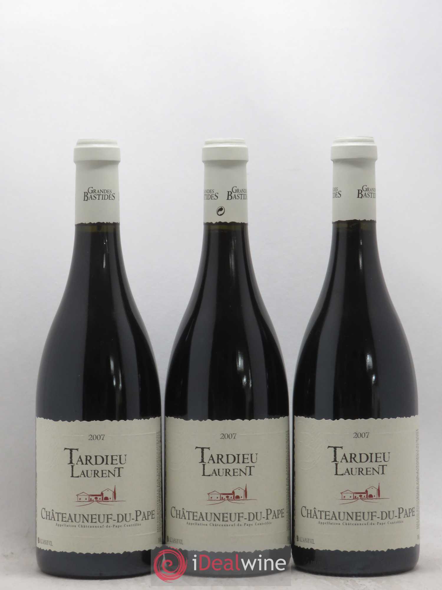 Châteauneuf-du-Pape Domaine Tardieu-Laurent Famille Tardieu 2007 - Lot de 3 bouteilles - 0