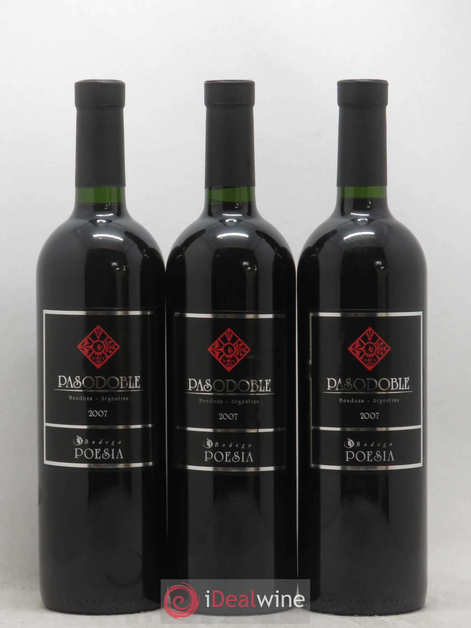 Mendoza Pasodoble Bodega Poesia (sans prix de réserve) 2007 - Posten von 6 Flaschen - 1