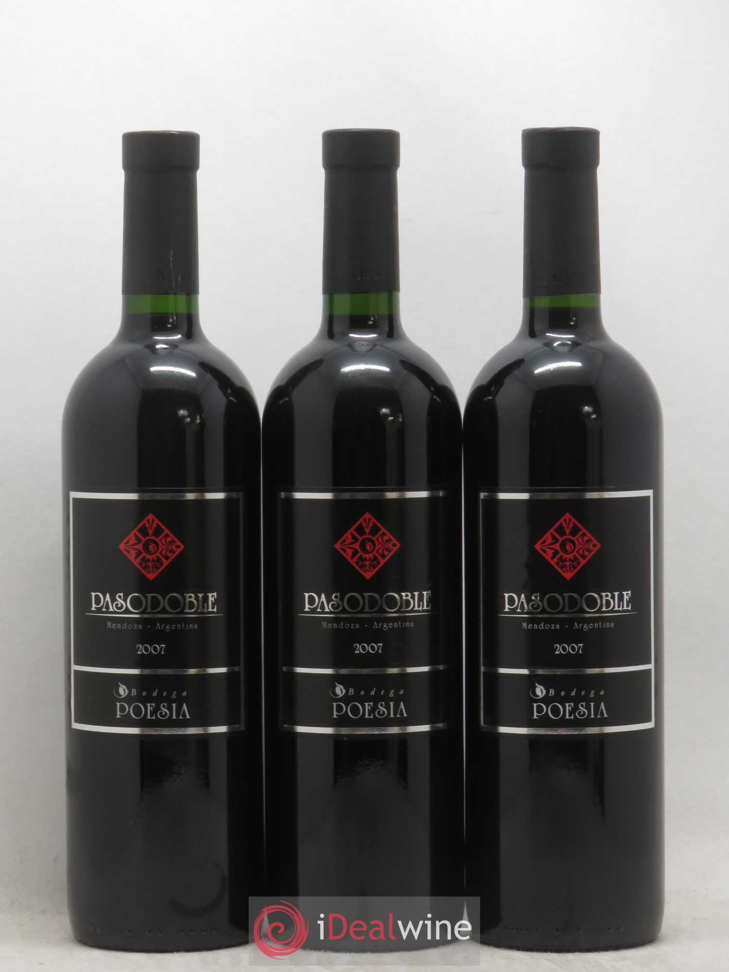 Mendoza Pasodoble Bodega Poesia (sans prix de réserve) 2007 - Posten von 6 Flaschen - 1