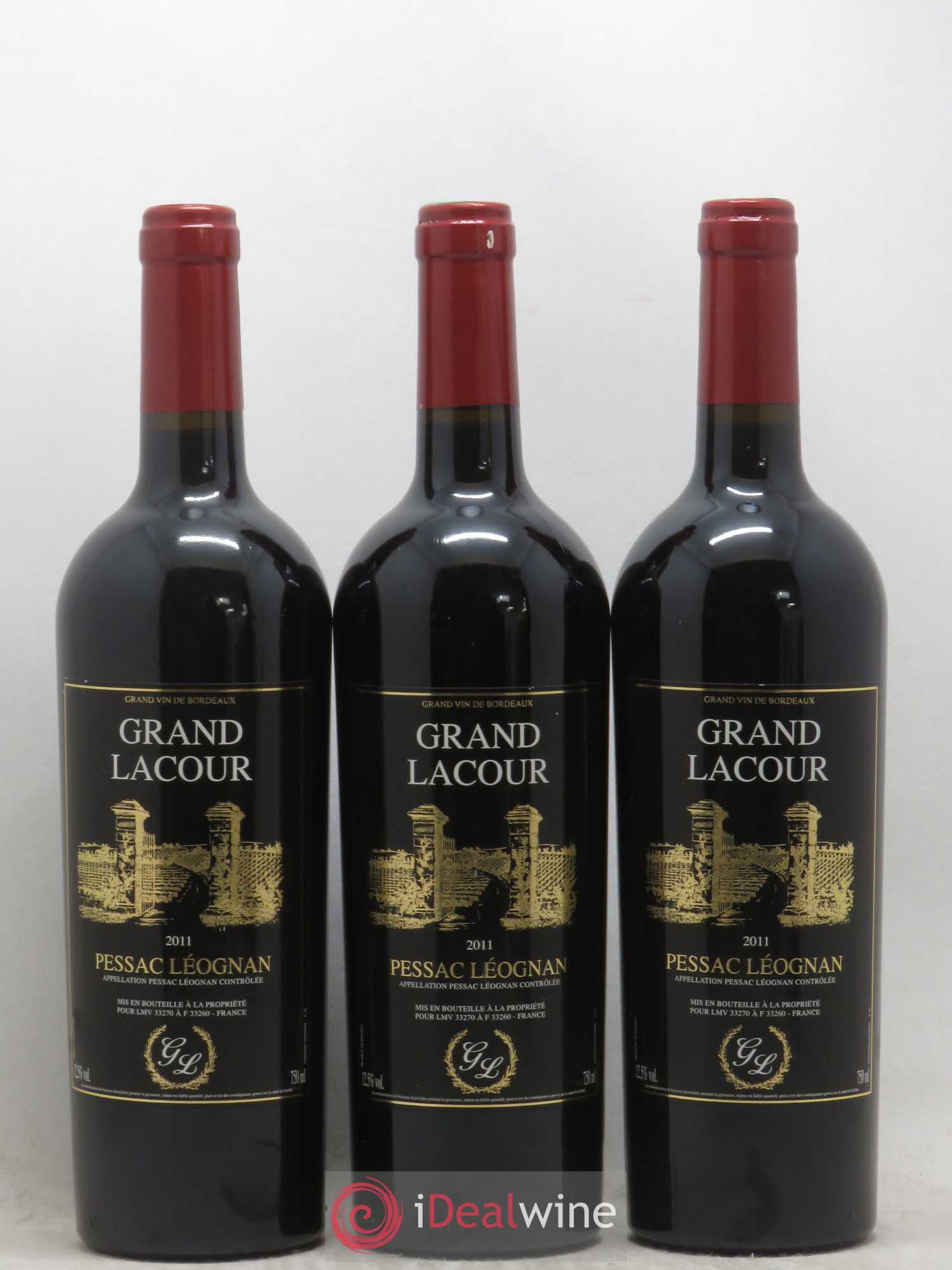 Pessac-Léognan Chateau Grand Lacour (sans prix de réserve) 2011 - Lot de 6 bouteilles - 1