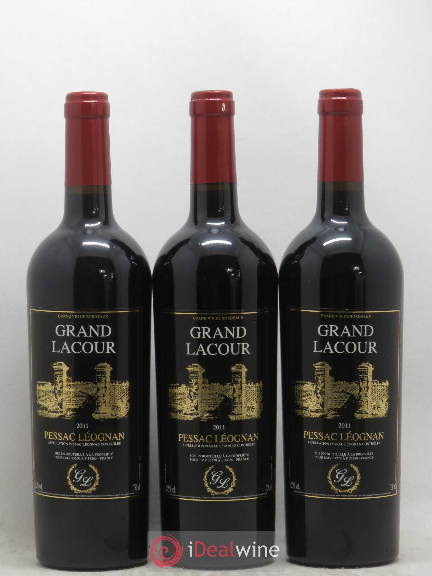 Pessac-Léognan Chateau Grand Lacour (sans prix de réserve) 2011 - Lot de 6 bouteilles - 2