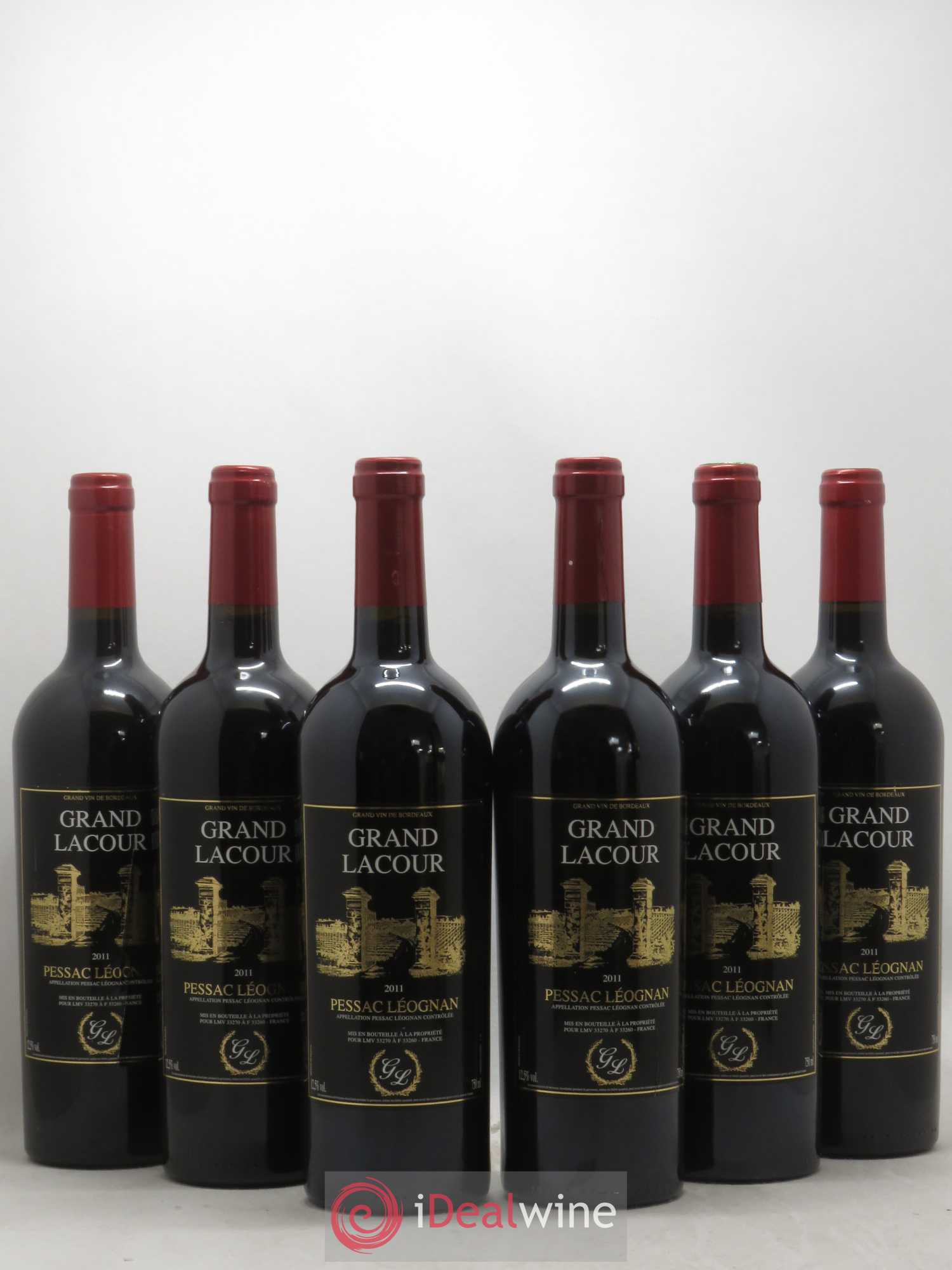 Pessac-Léognan Chateau Grand Lacour (sans prix de réserve) 2011 - Posten von 6 Flaschen - 0