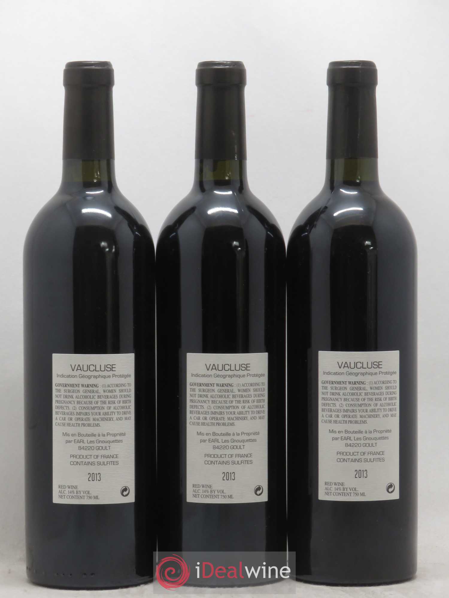 IGP Vaucluse LQLC Les Quelles de la Coste Cabernet Sauvignon John Malkovich 2013 - Posten von 6 Flaschen - 2