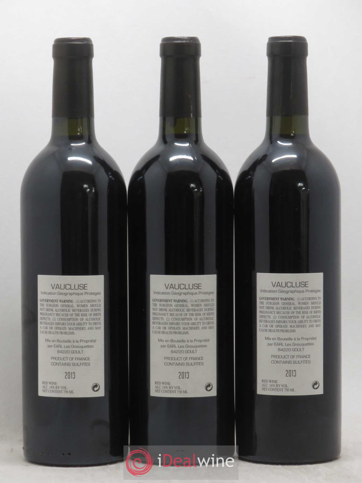 IGP Vaucluse LQLC Les Quelles de la Coste Cabernet Sauvignon John Malkovich 2013 - Posten von 6 Flaschen - 4