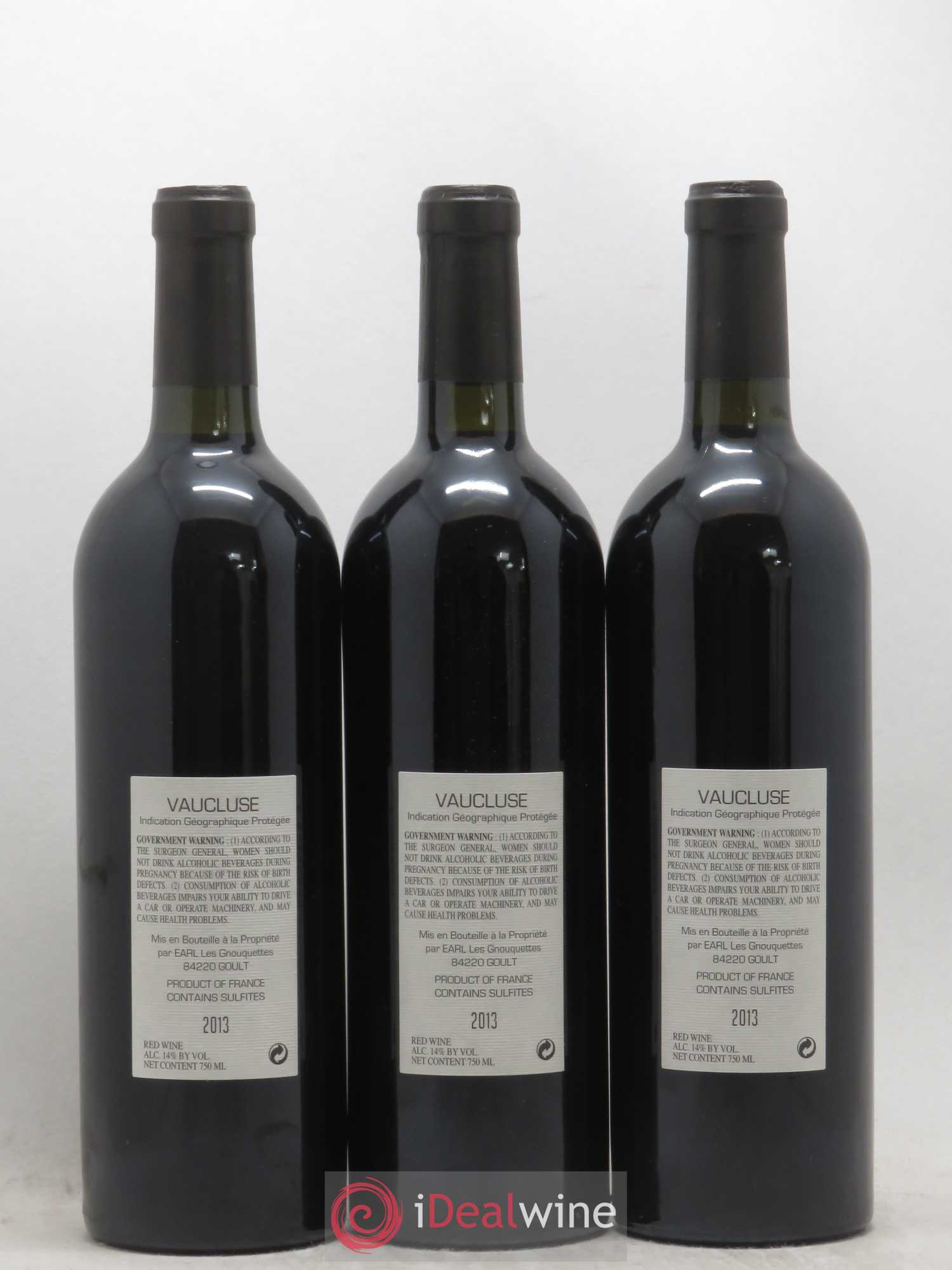 Vaucluse LQLC Les Quelles de la Coste Cabernet Sauvignon John Malkovich (sans prix de réserve) 2013 - Posten von 6 Flaschen - 4