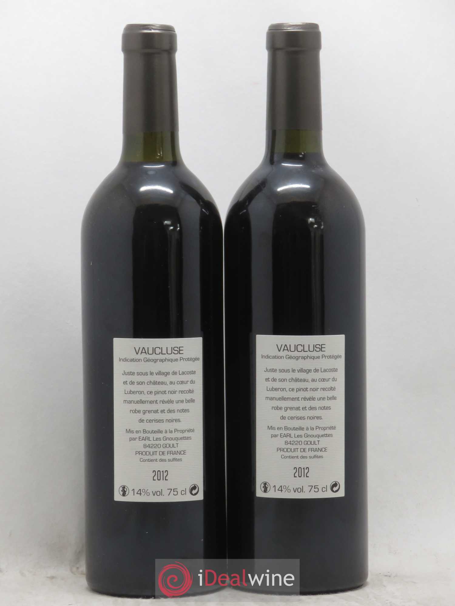 Vaucluse LQLC Les Quelles de la Coste Pinot noir John Malkovich 2012 - Posten von 2 Flaschen - 1
