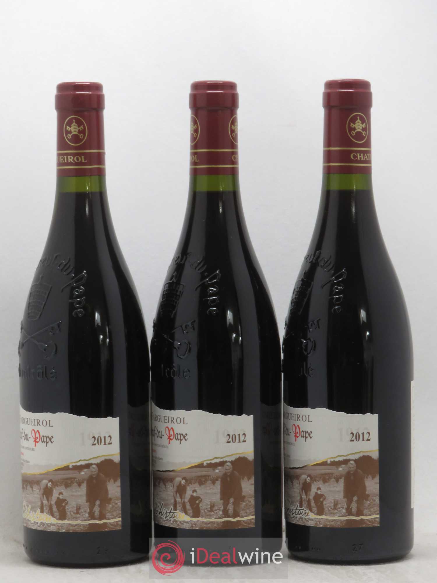 Châteauneuf-du-Pape Cent ans d'Histoire Château Fargueirol 2012 - Lot de 6 bouteilles - 4