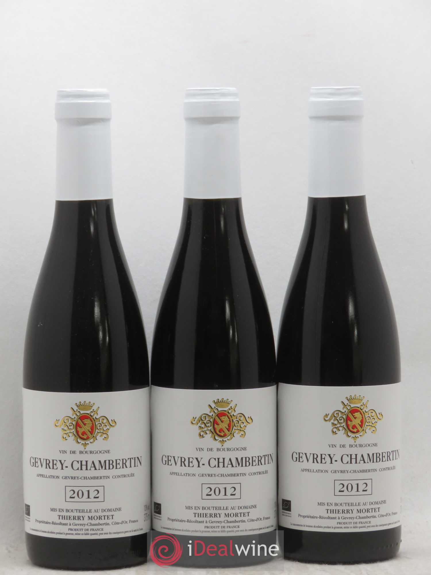 Gevrey-Chambertin 2012 - Posten von 3 Demi-Flaschen - 0