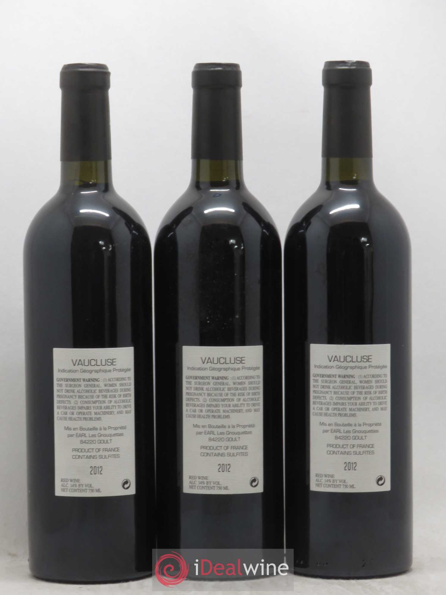 IGP Vaucluse LQLC Les Quelles de la Coste Cabernet Sauvignon John Malkovich 2012 - Lot de 6 bouteilles - 2