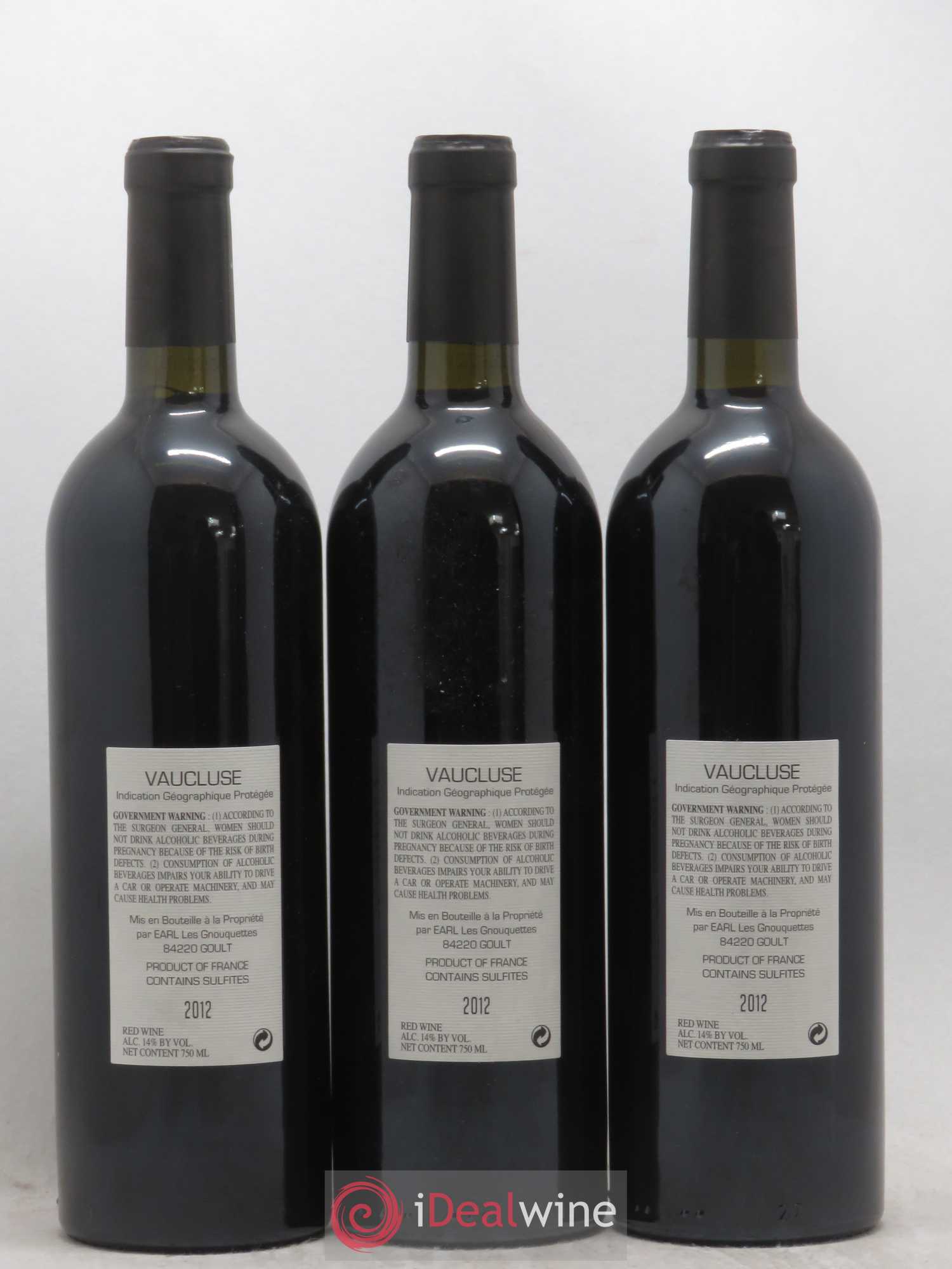 IGP Vaucluse LQLC Les Quelles de la Coste Cabernet Sauvignon John Malkovich 2012 - Lot de 6 bouteilles - 4