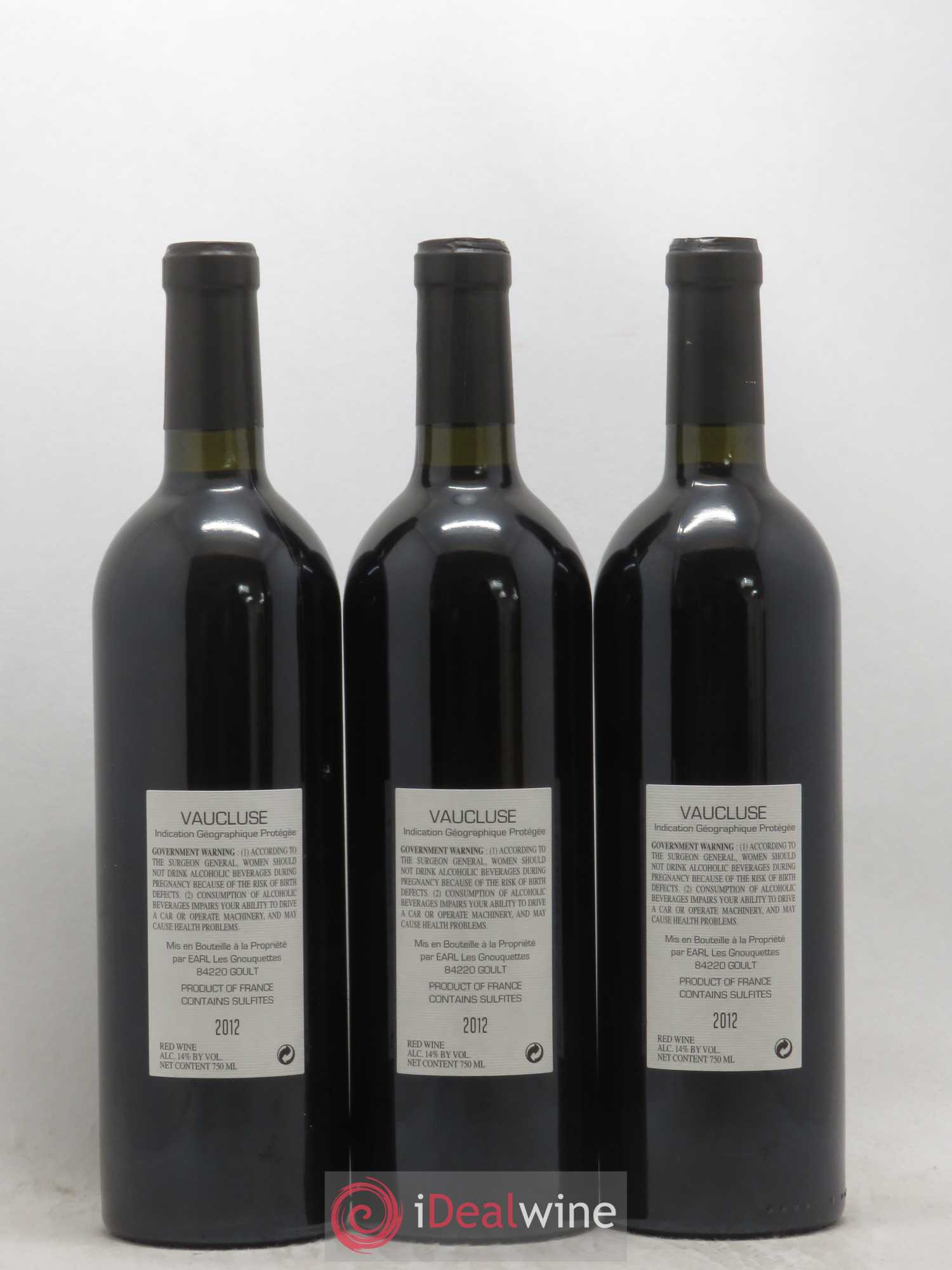 Vaucluse LQLC Les Quelles de la Coste Cabernet Sauvignon John Malkovich 2012 - Posten von 3 Flaschen - 1