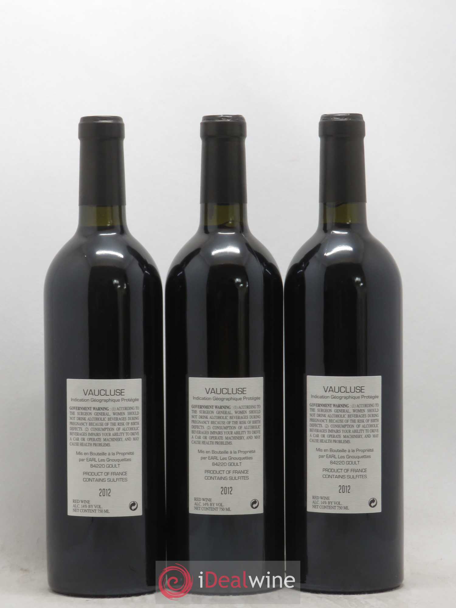 Vaucluse LQLC Les Quelles de la Coste Cabernet Sauvignon John Malkovich 2012 - Posten von 3 Flaschen - 1