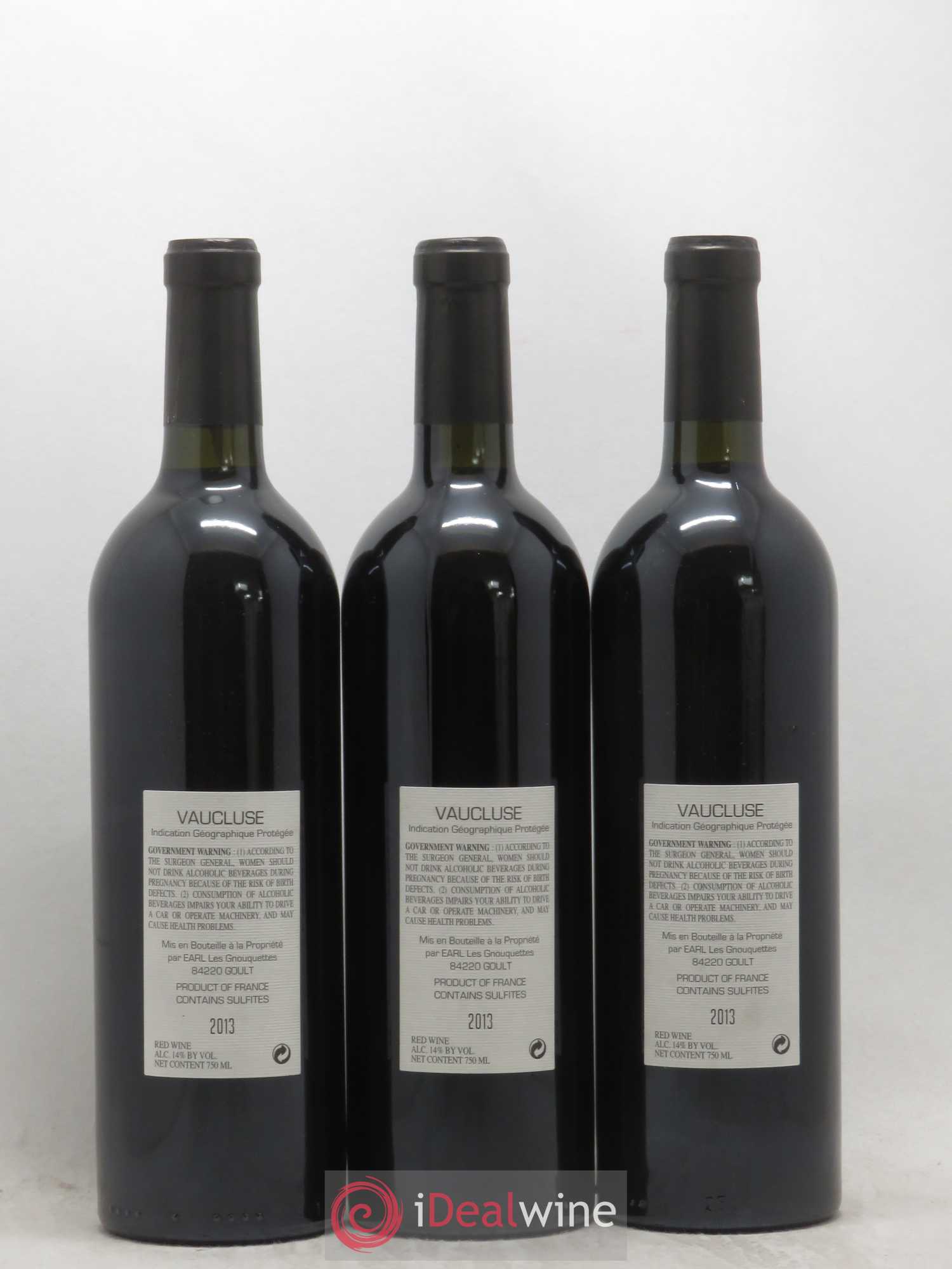 Vaucluse LQLC Les Quelles de la Coste Cabernet Sauvignon John Malkovich 2013 - Posten von 3 Flaschen - 1