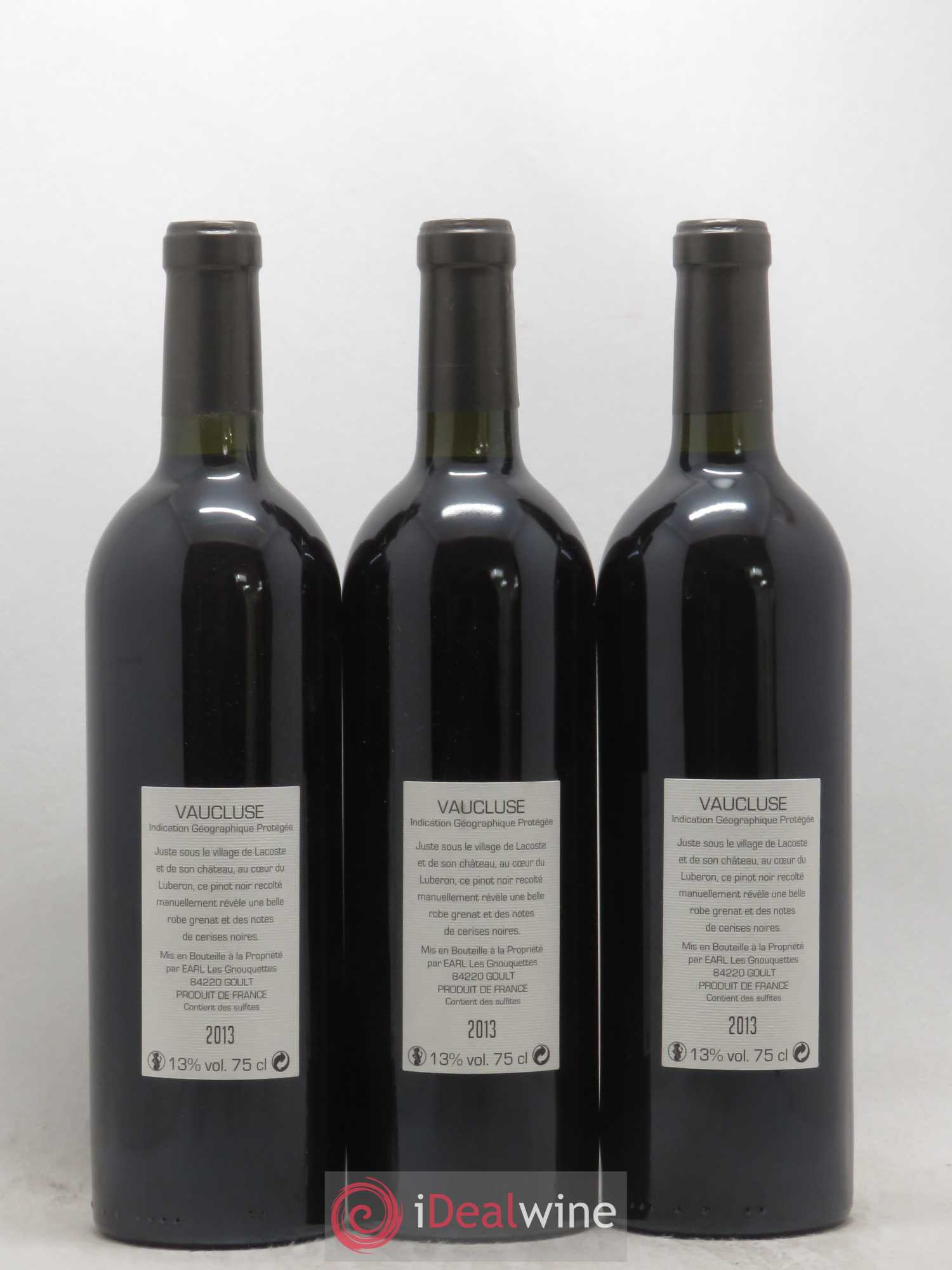 Vaucluse LQLC Les Quelles de la Coste Pinot noir John Malkovich 2013 - Posten von 6 Flaschen - 2