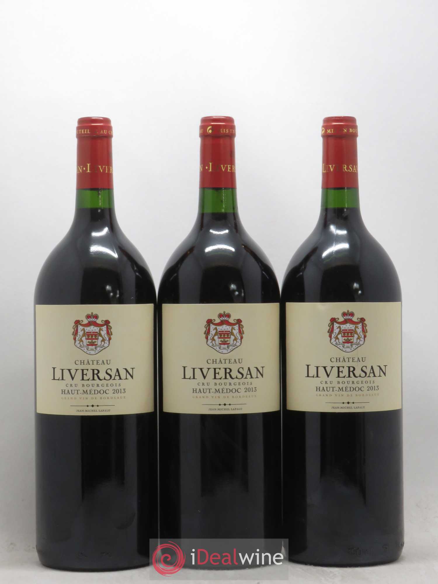 Château Liversan Cru Bourgeois  (sans prix de réserve) 2013 - Lot de 6 magnums - 1