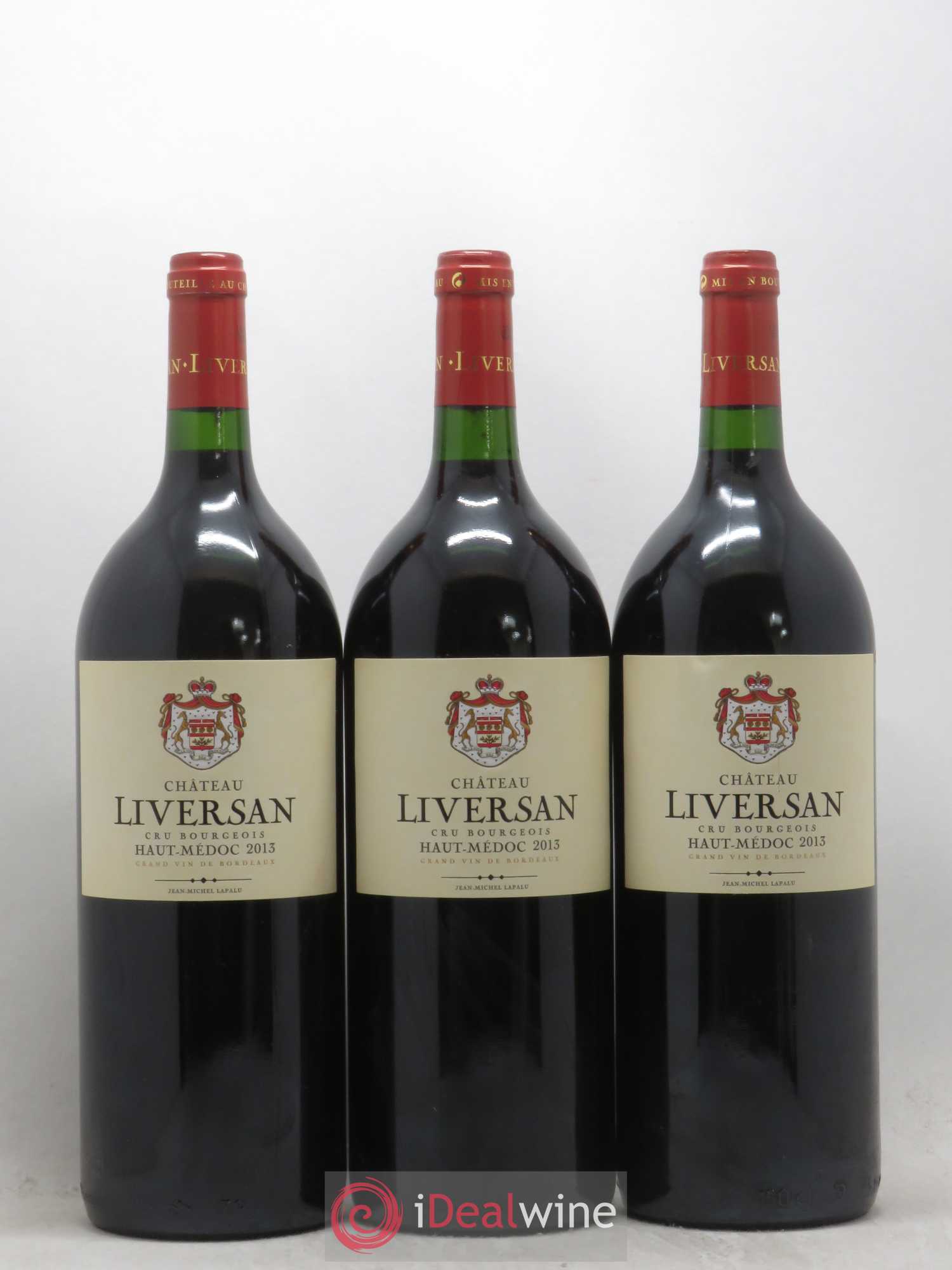 Château Liversan Cru Bourgeois  (sans prix de réserve) 2013 - Lot de 6 magnums - 2