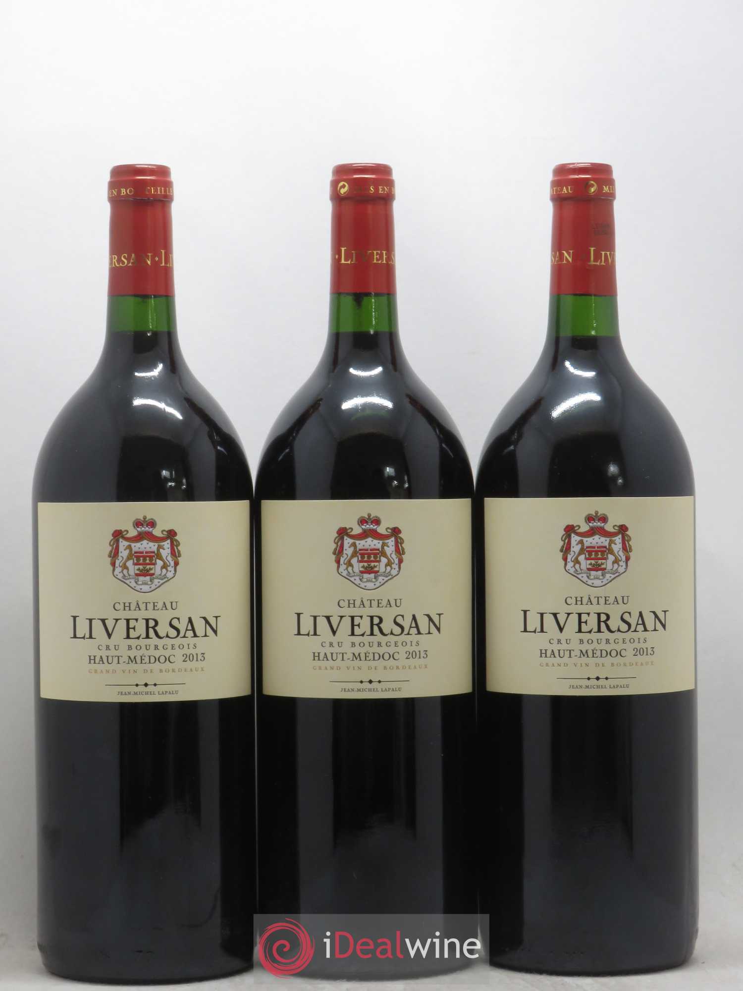 Château Liversan Cru Bourgeois (sans prix de réserve) 2013 - Lot de 6 magnums - 1