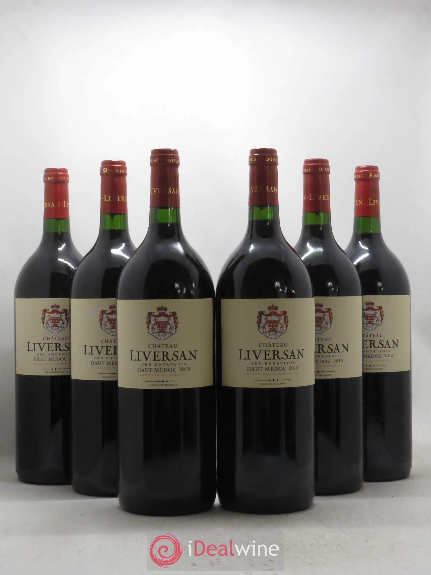 Château Liversan Cru Bourgeois (sans prix de réserve) 2013 - Lot de 6 magnums - 0
