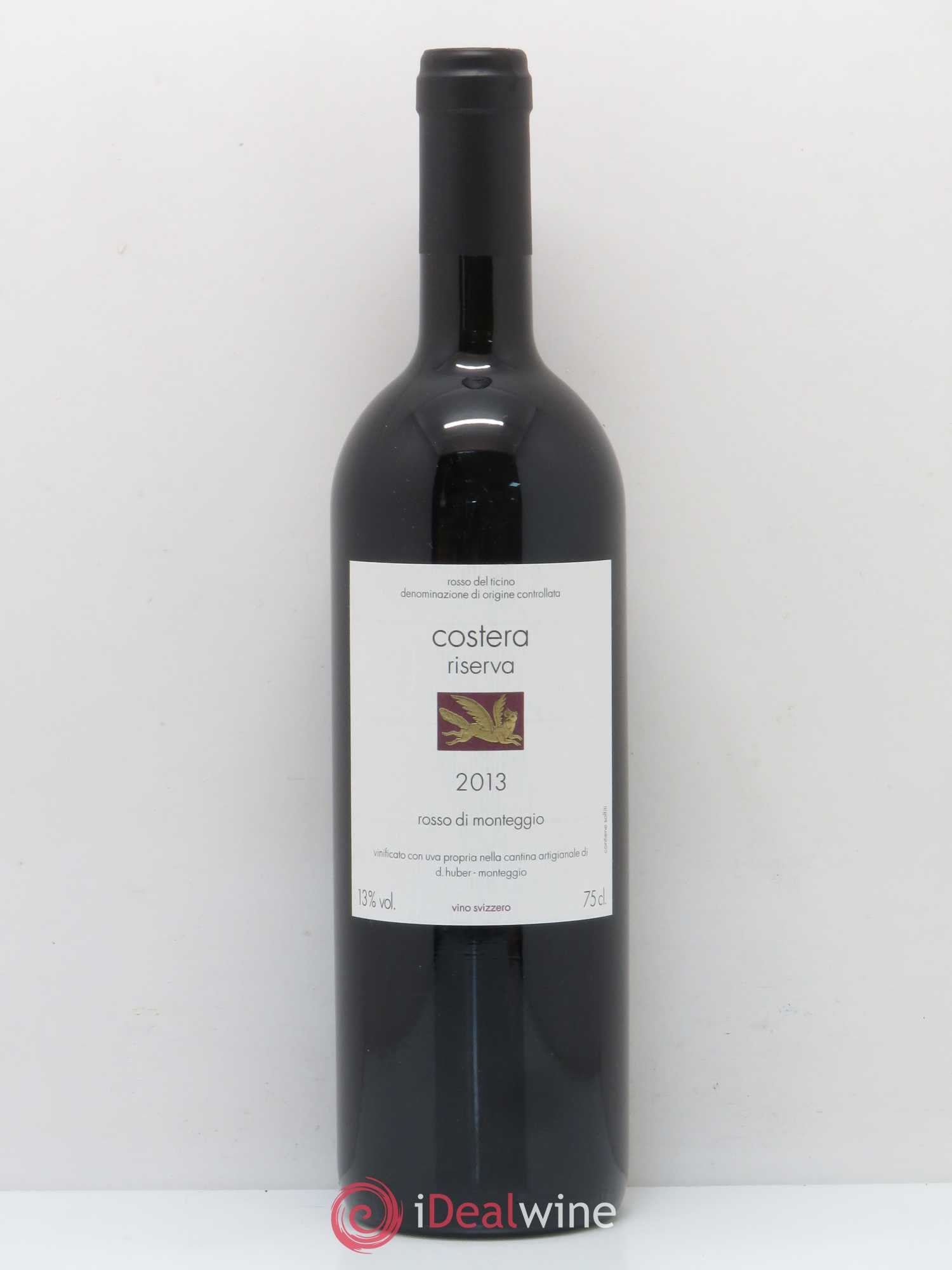 Vins Etrangers Rosso del Ticino DOC Costera Riserva Monteggio Daniel Huber (Suisse) 2013 - Posten von 1 Flasche - 0