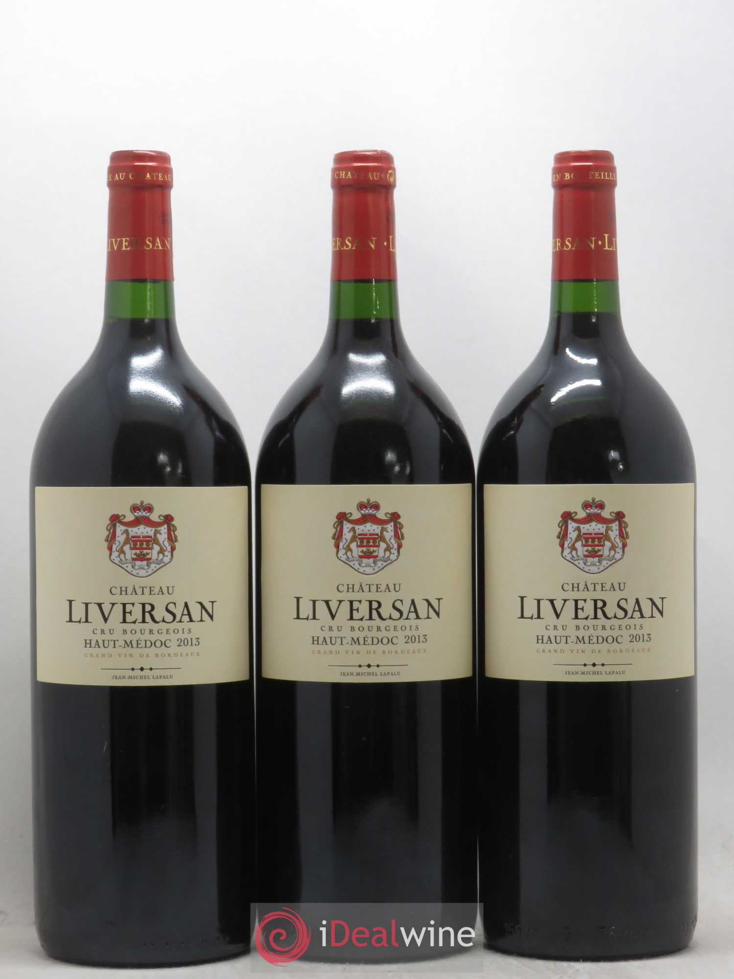 Château Liversan Cru Bourgeois (sans prix de réserve) 2013 - Lot de 3 magnums - 0