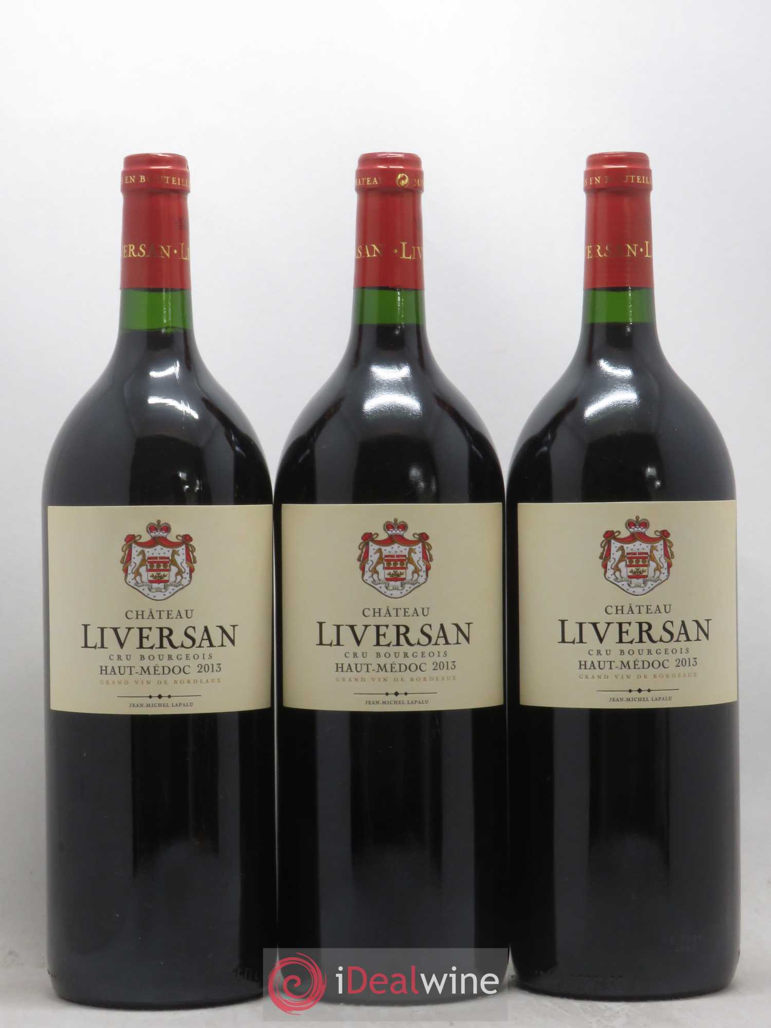 Château Liversan Cru Bourgeois (sans prix de réserve) 2013 - Lot de 3 magnums - 0