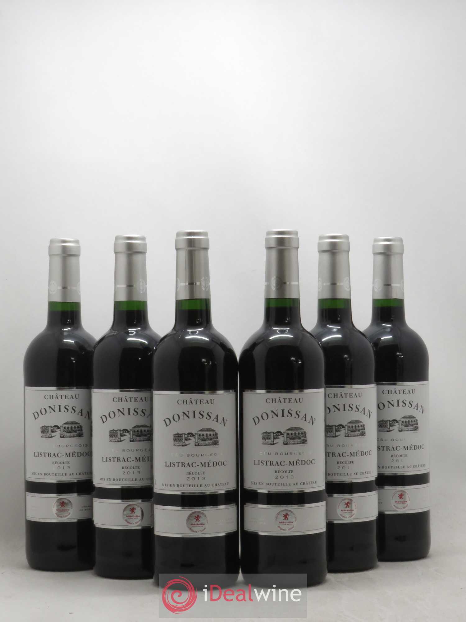 Listrac-Médoc Chateau Donissan (sans prix de réserve) 2013 - Posten von 6 Flaschen - 0