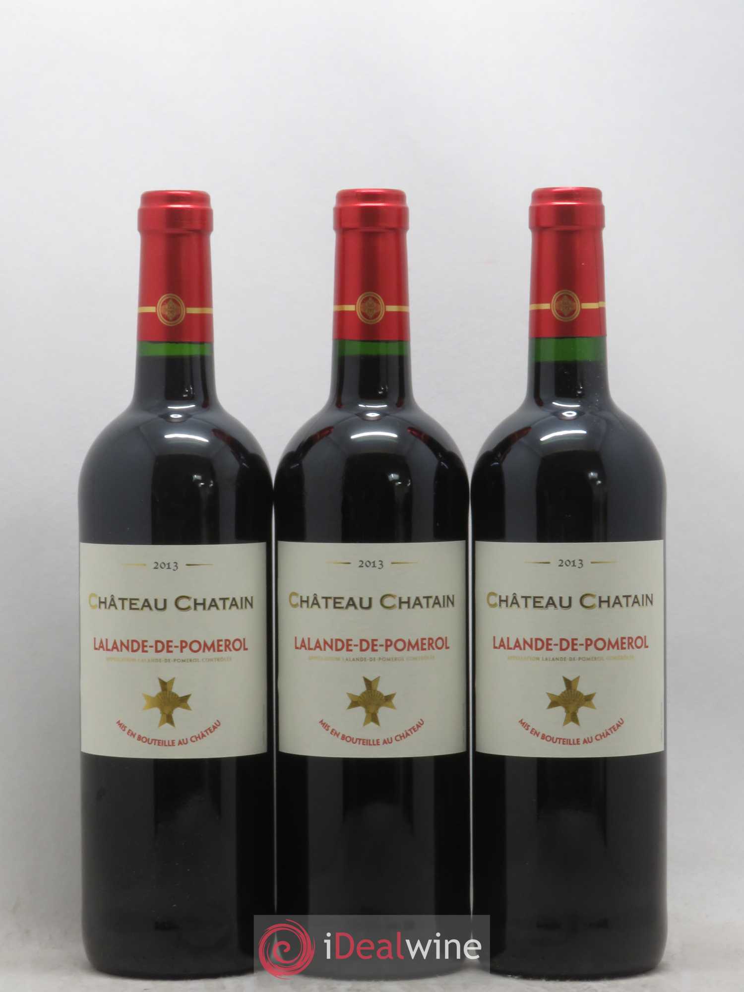 Lalande-de-Pomerol Chateau Chatain 2013 - Lot de 6 bouteilles - 2