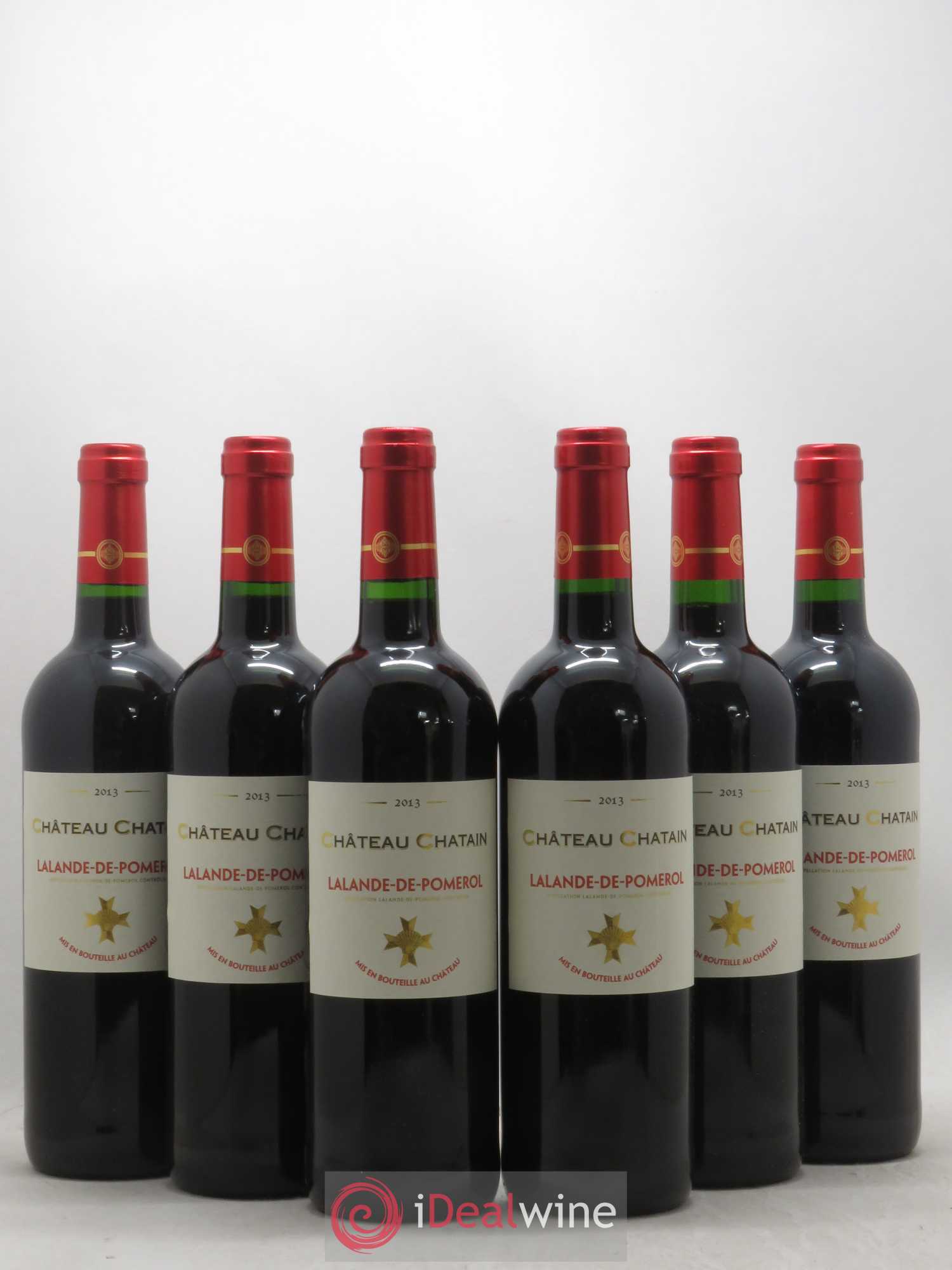 Lalande-de-Pomerol Chateau Chatain 2013 - Lot de 6 bouteilles - 0