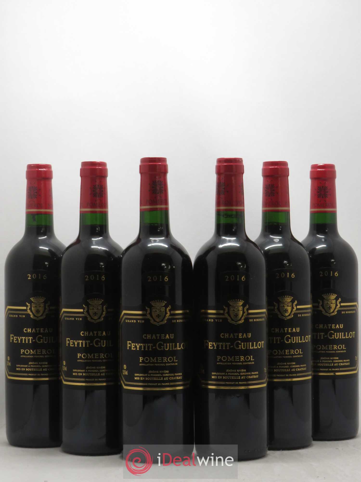 Pomerol Feytit Guillot 2016 - Posten von 6 Flaschen - 0