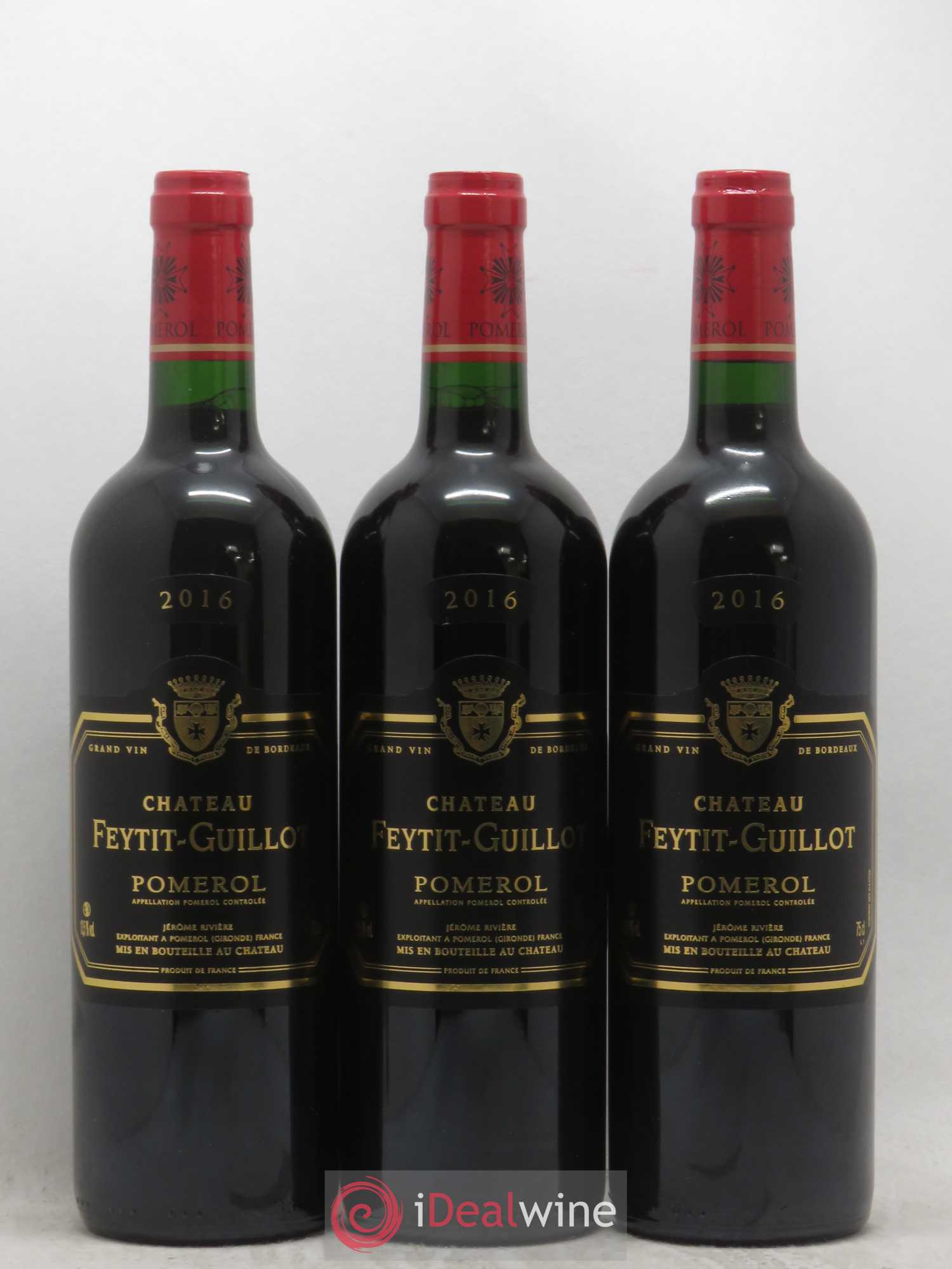Pomerol Feytit Guillot 2016 - Posten von 3 Flaschen - 0