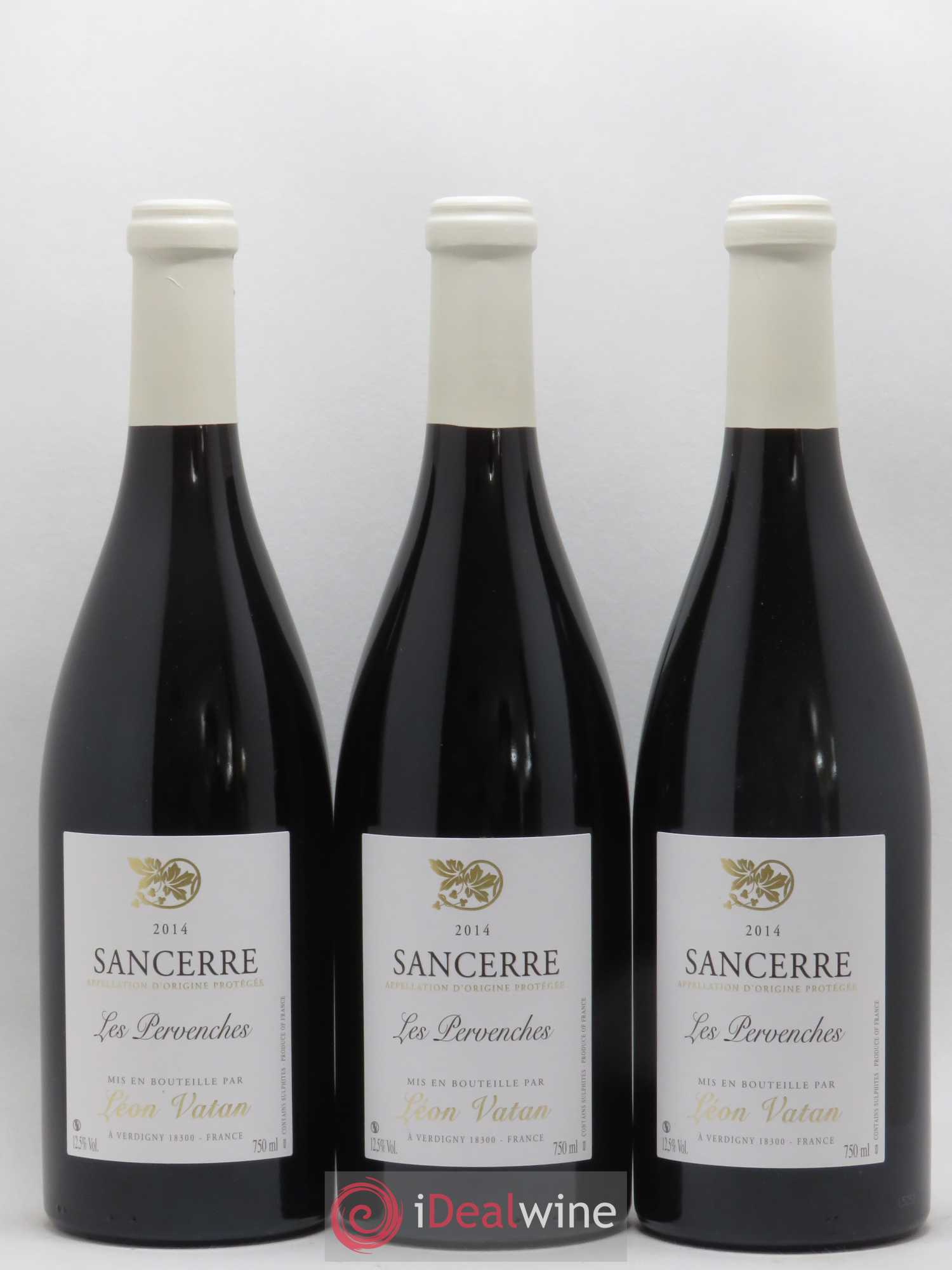 Sancerre Les Pervenches Léon Vatan 2014 - Posten von 3 Flaschen - 0