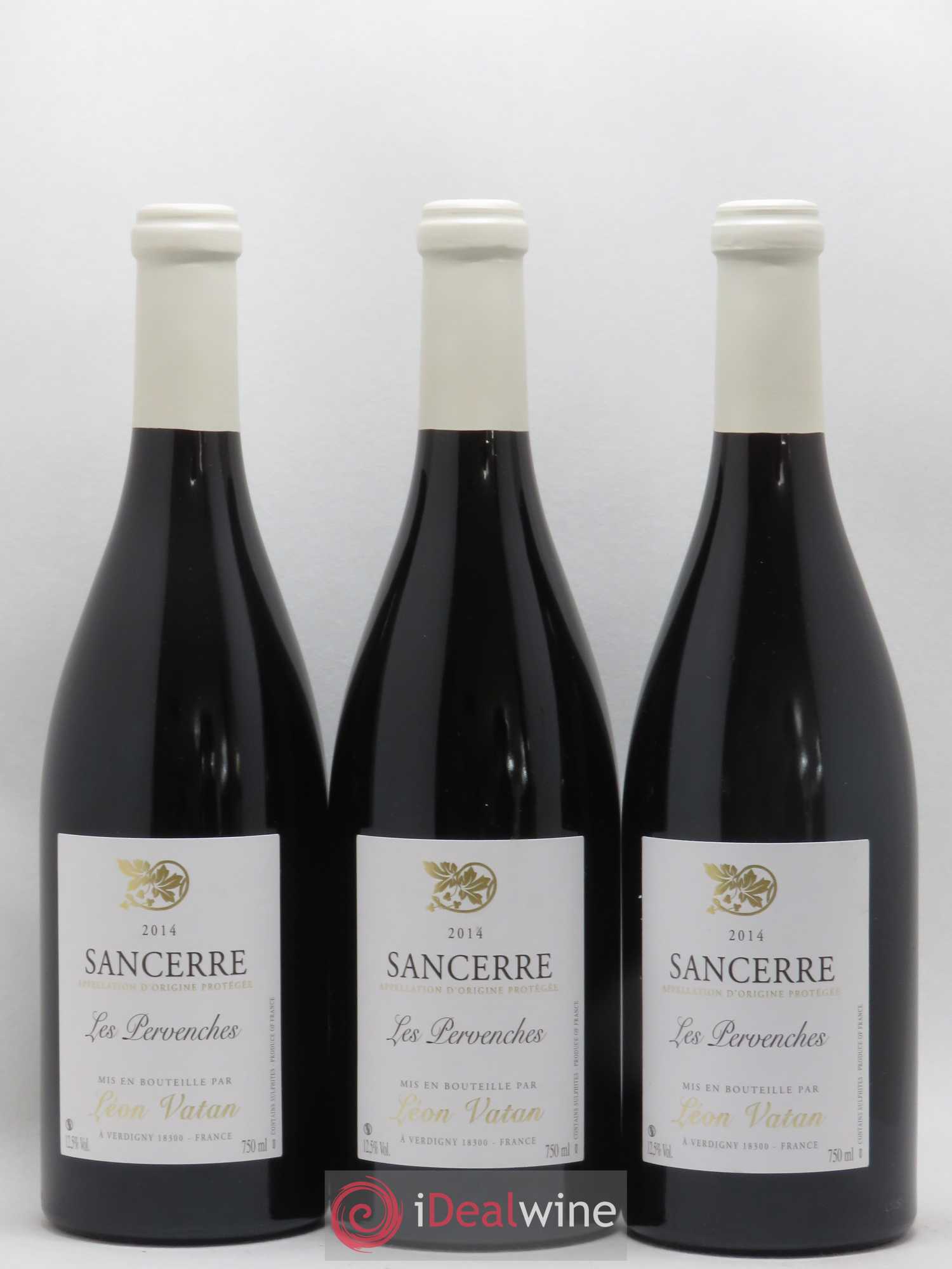 Sancerre Les Pervenches Léon Vatan 2014 - Posten von 3 Flaschen - 0
