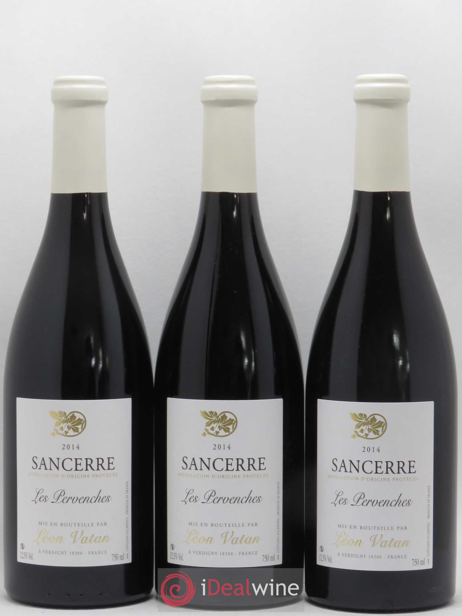 Sancerre Les Pervenches Léon Vatan 2014 - Posten von 6 Flaschen - 2
