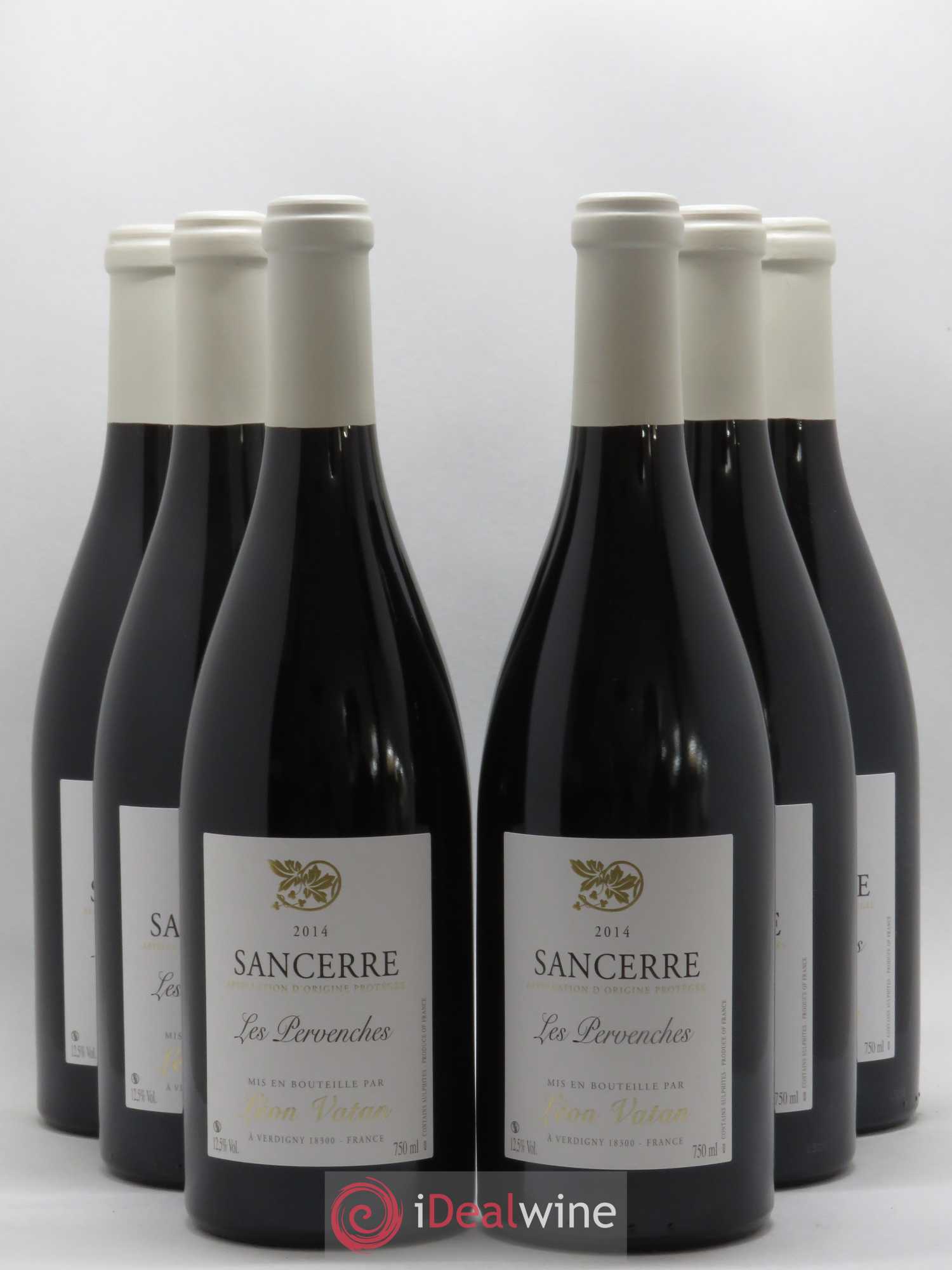 Sancerre Les Pervenches Léon Vatan 2014 - Posten von 6 Flaschen - 0