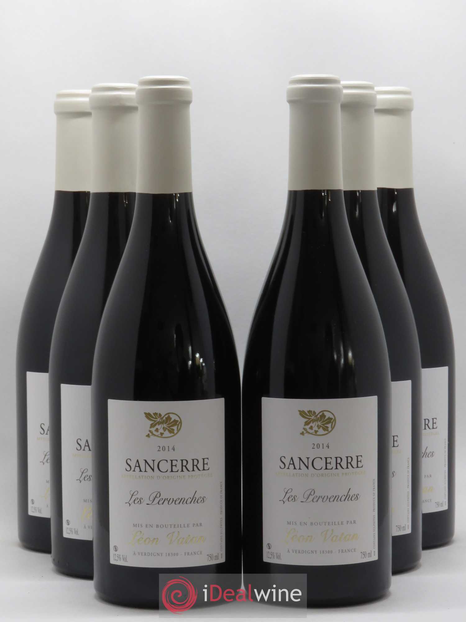 Sancerre Les Pervenches Léon Vatan (sans prix de réserve) 2014 - Posten von 6 Flaschen - 0