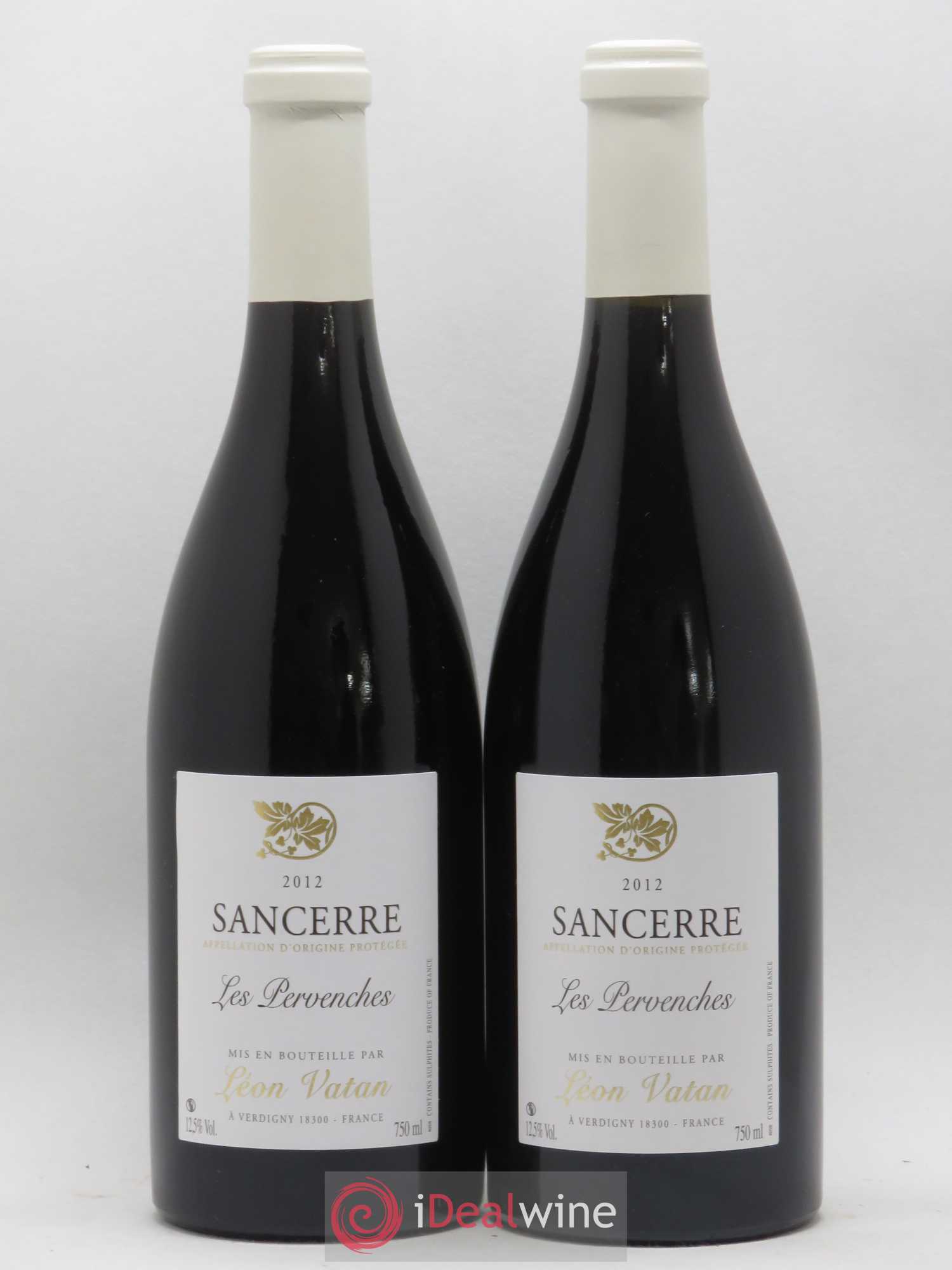 Sancerre Les Pervenches Léon Vatan (sans prix de réserve) 2012 - Posten von 2 Flaschen - 0