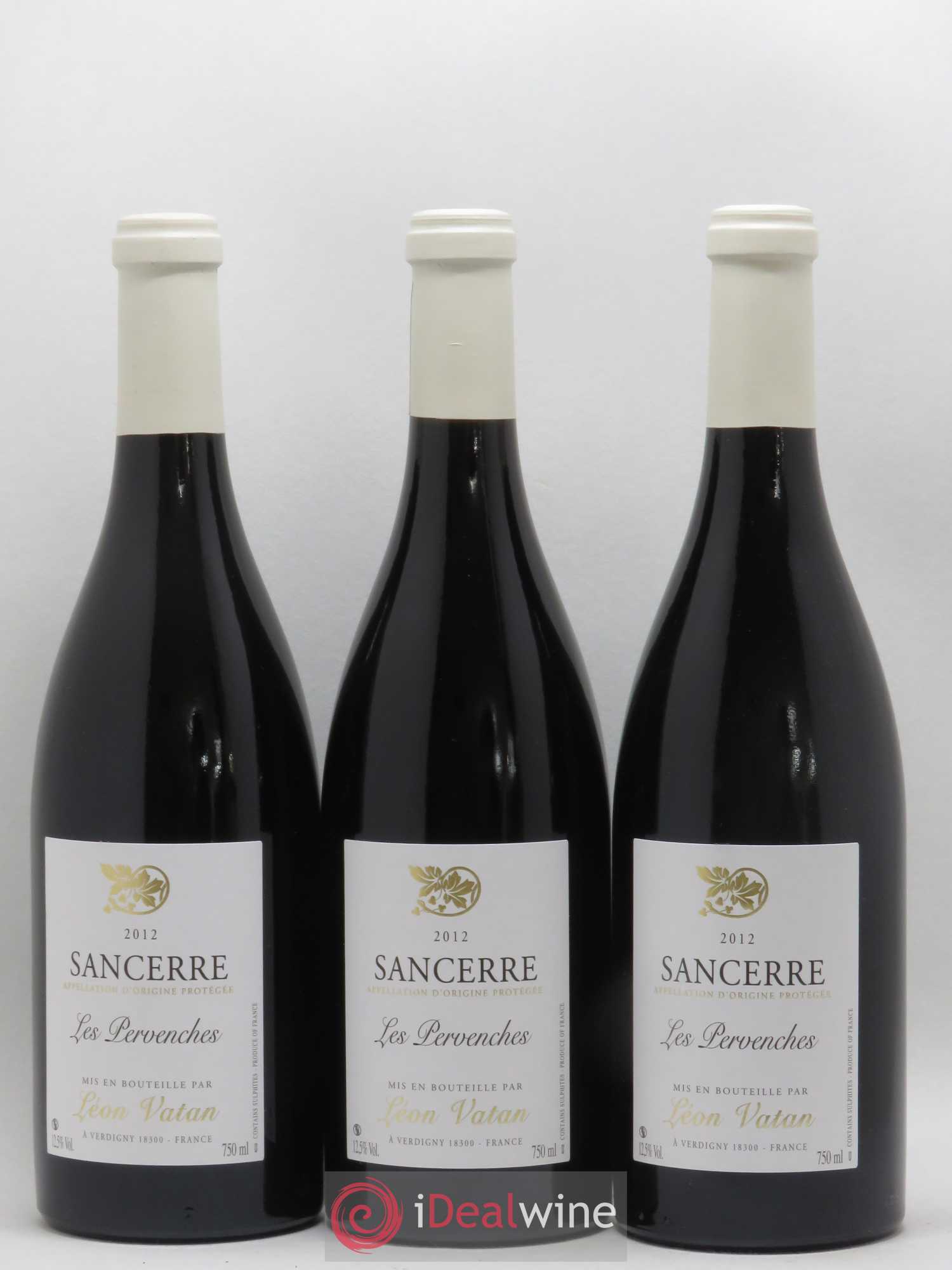 Sancerre Les Pervenches Léon Vatan (sans prix de réserve) 2012 - Posten von 3 Flaschen - 0