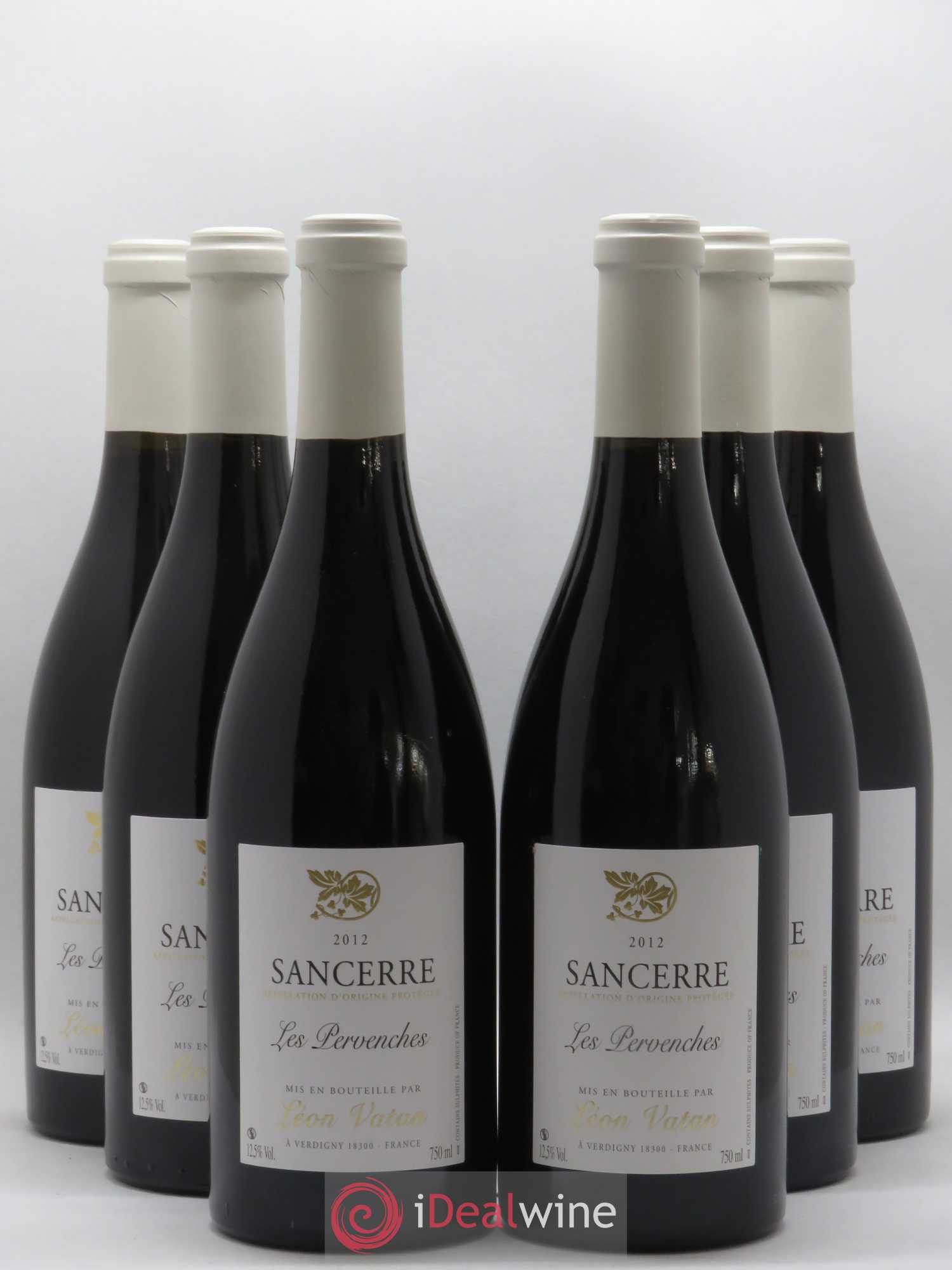 Sancerre Les Pervenches Léon Vatan (sans prix de réserve) 2012 - Posten von 6 Flaschen - 0