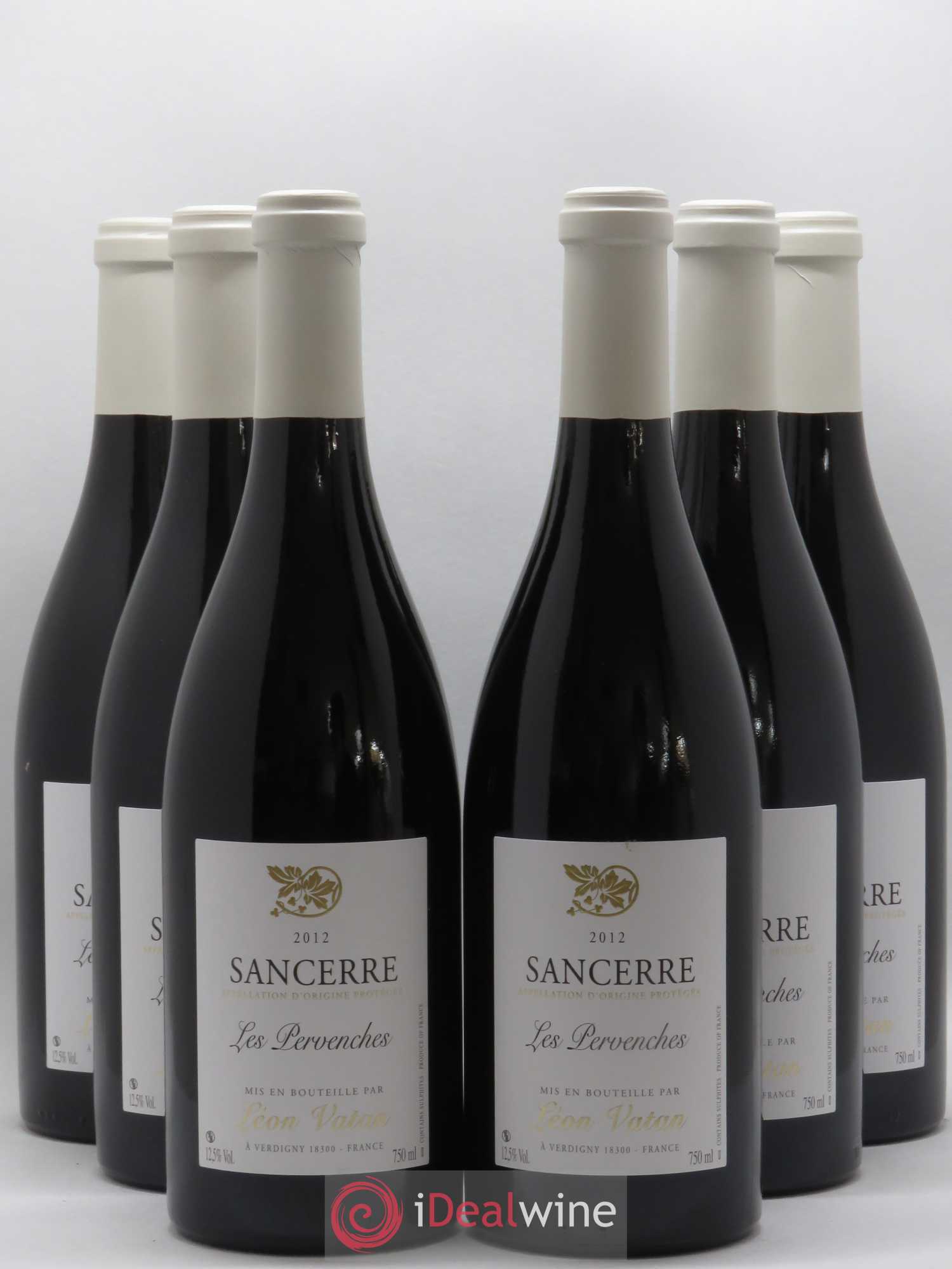 Sancerre Les Pervenches Léon Vatan (sans prix de réserve) 2012 - Posten von 6 Flaschen - 0